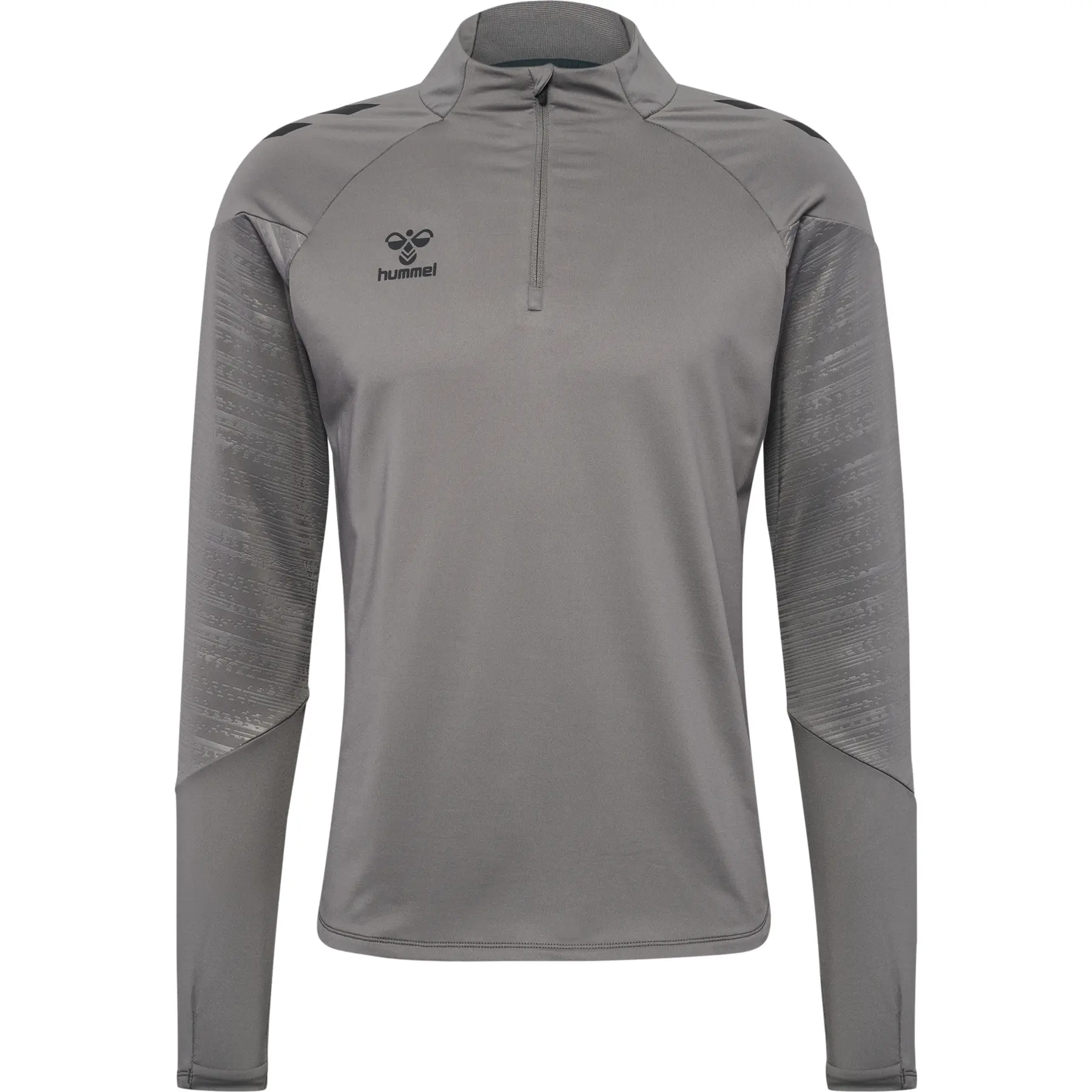 Haut mit halbem Reißverschluss Pro - Gris - unisex - Size: 2XL