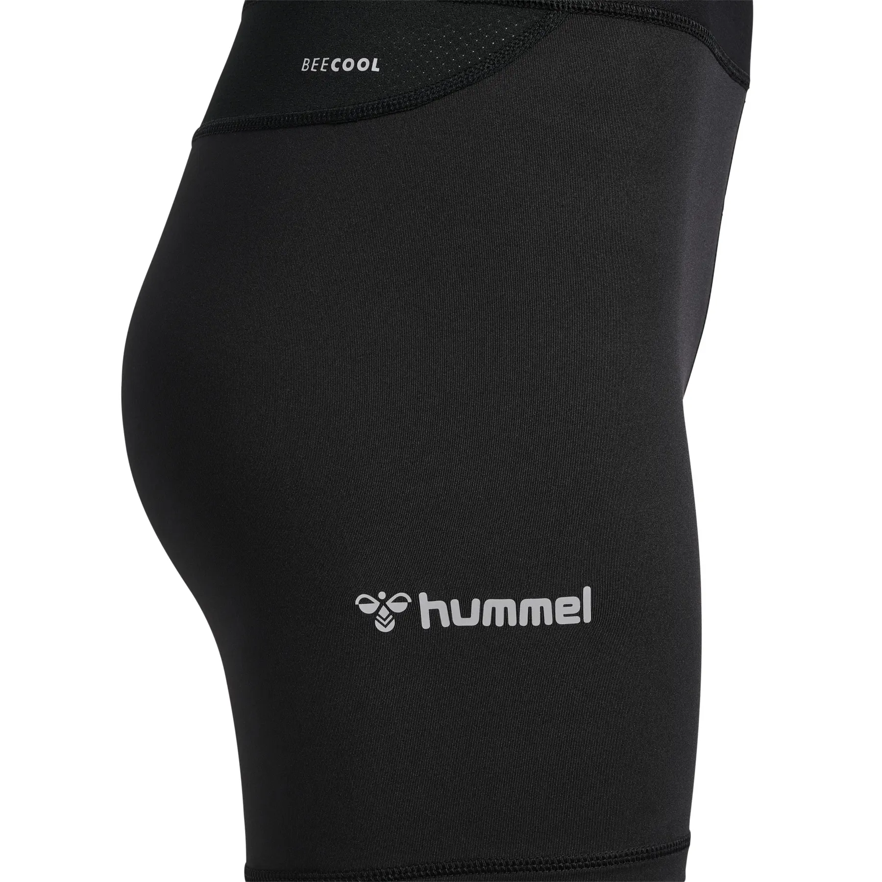Hummel Leggings Donna - Nero, Taglia XL, In Cotone Jersey Con Elastan (92% Cotone, 8% Elastan)