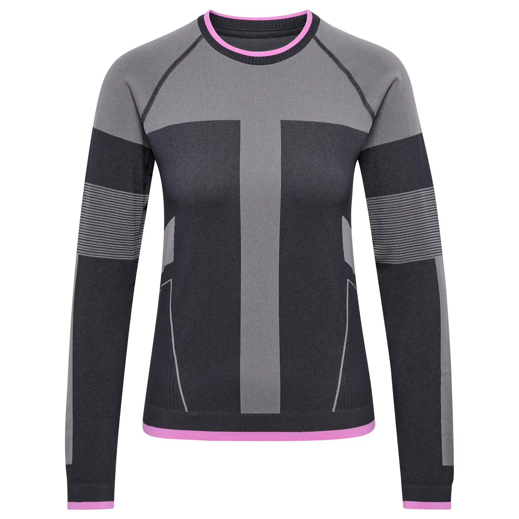 Nahtloses Langarm-T-Shirt für Frauen Hummel