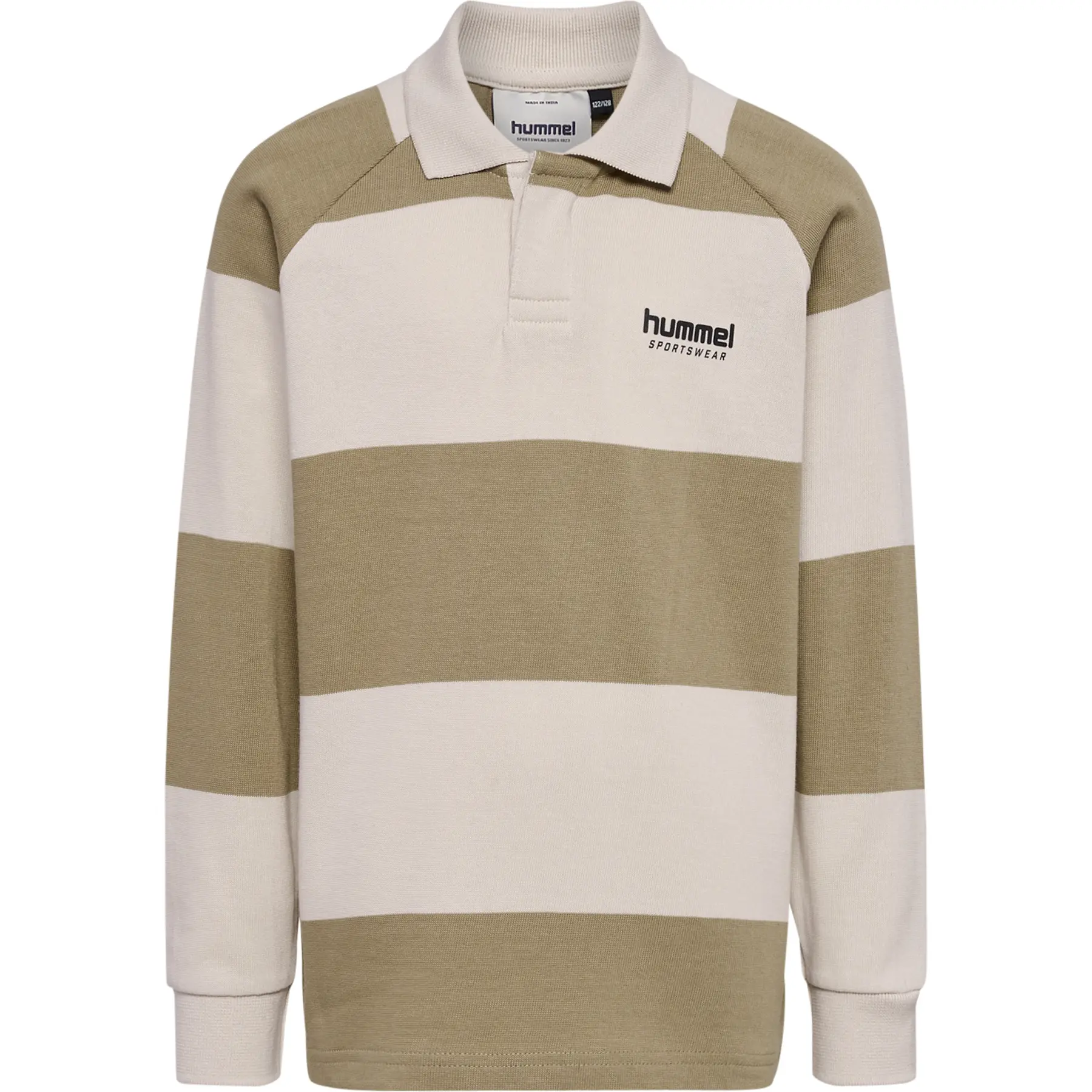 Langarm Polo-Shirt Kind Hummel Striped Loose