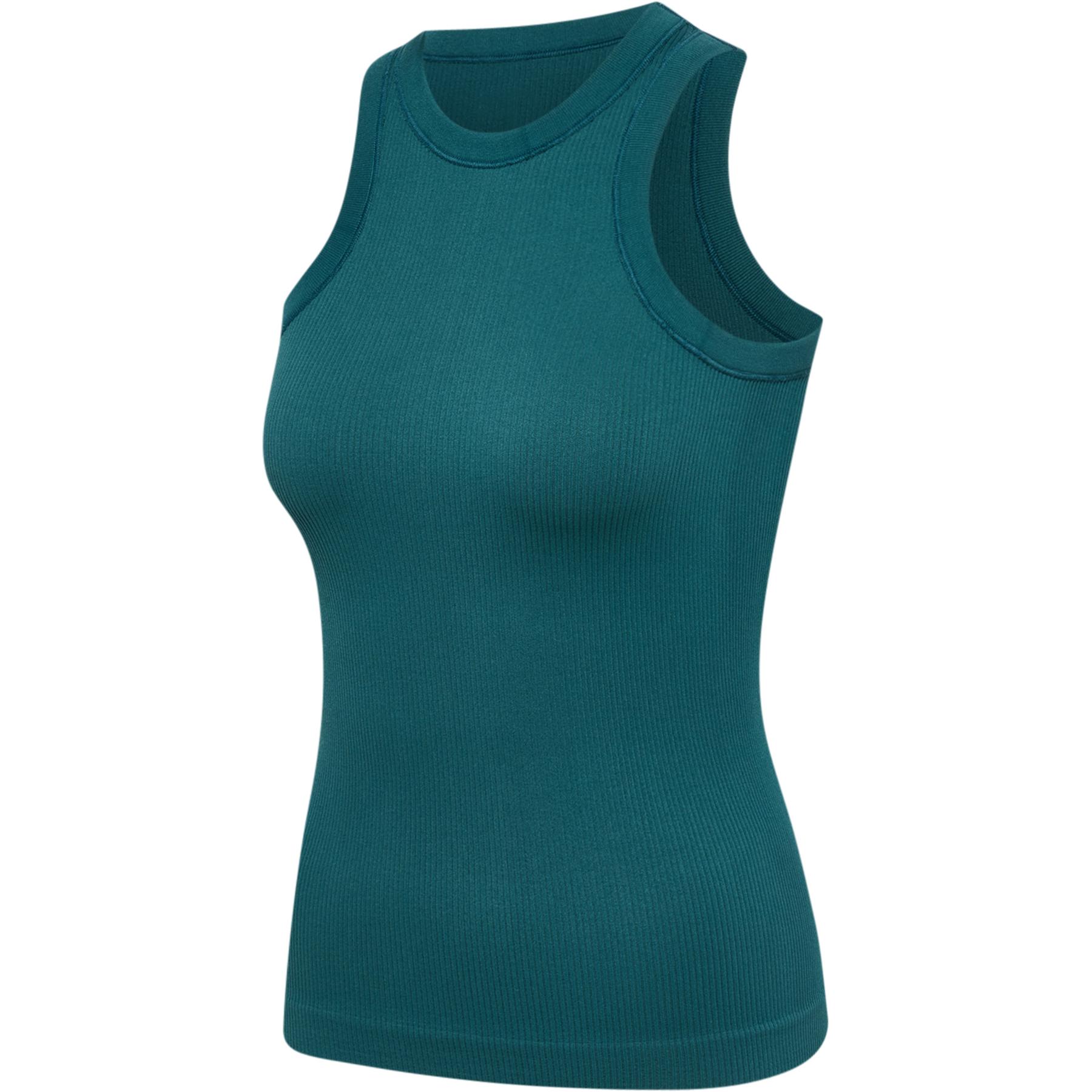 Canotta senza cuciture a coste donna Hummel Pulse