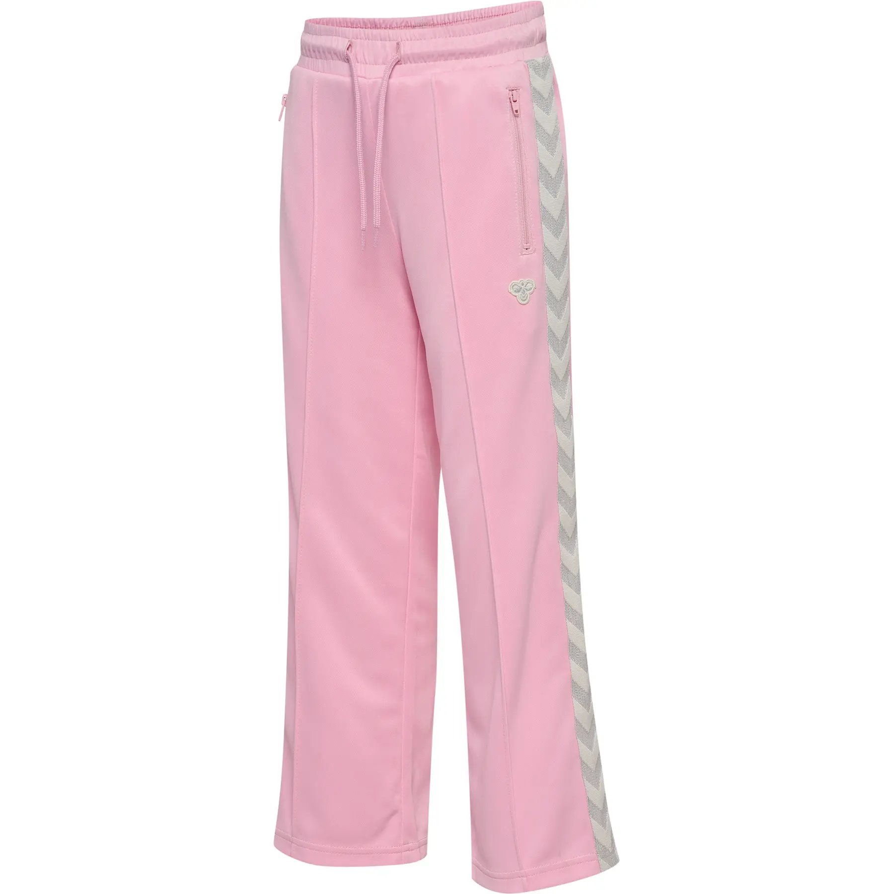 Mädchen Jogginghose mit weitem Bein Hummel Poly Tape