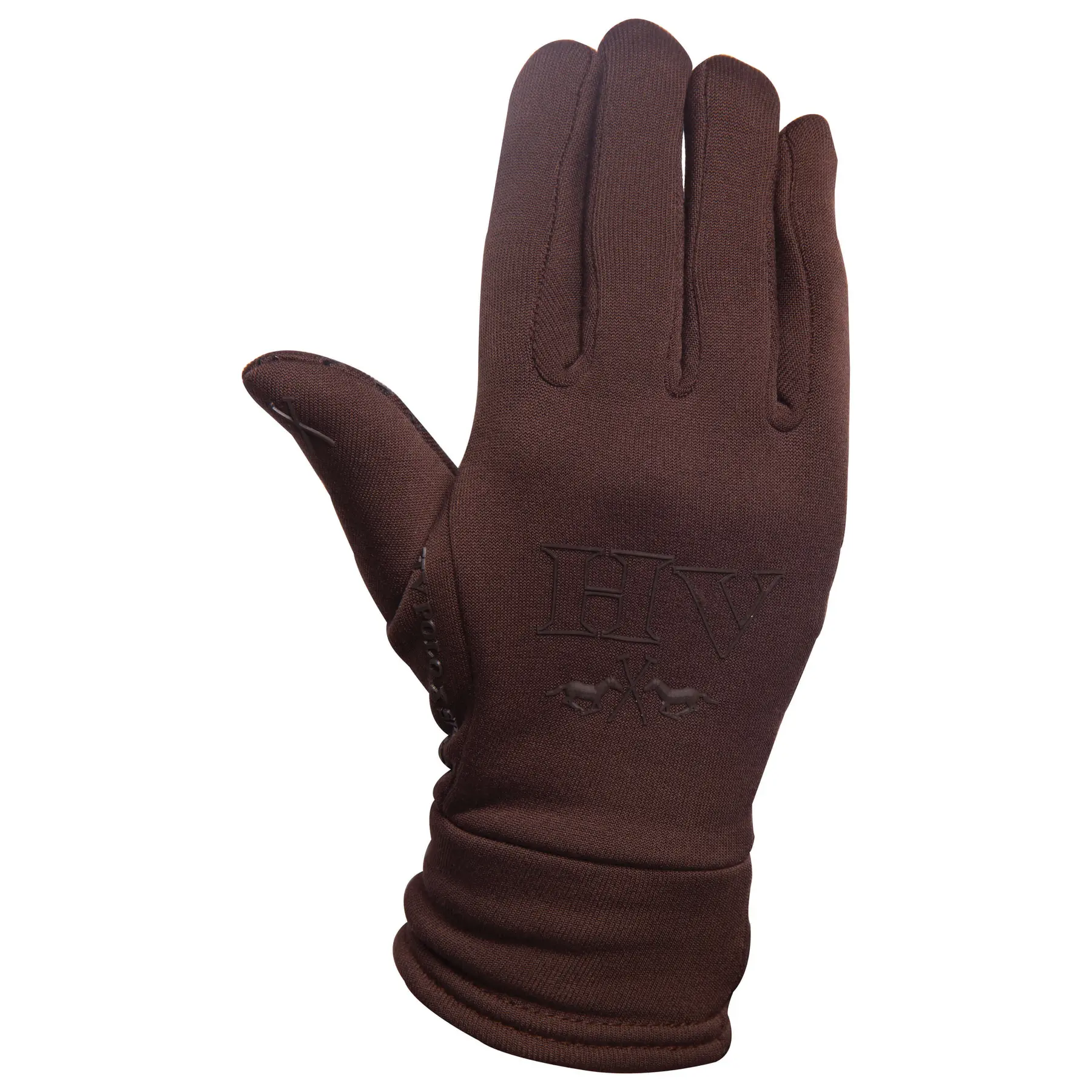 Gants D’équitation SSG 2100 – Marron, Synthétique, Taille Adulte