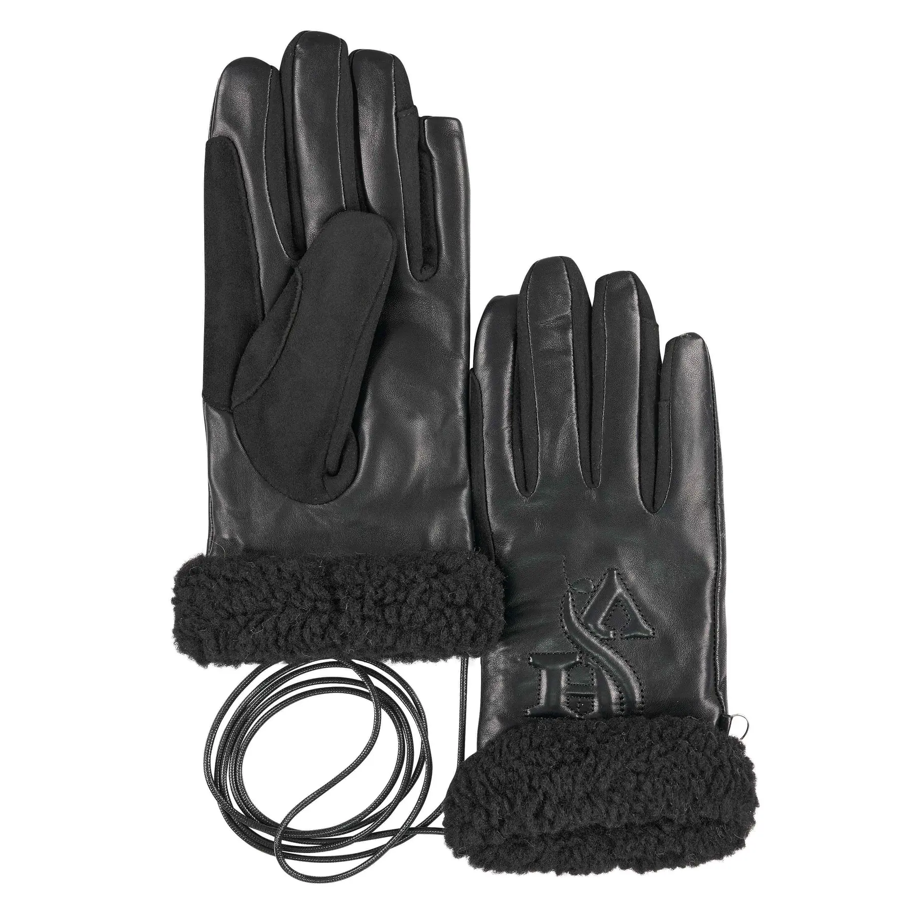 Hv Polo Women's Noir Riding Gloves For Charlotte