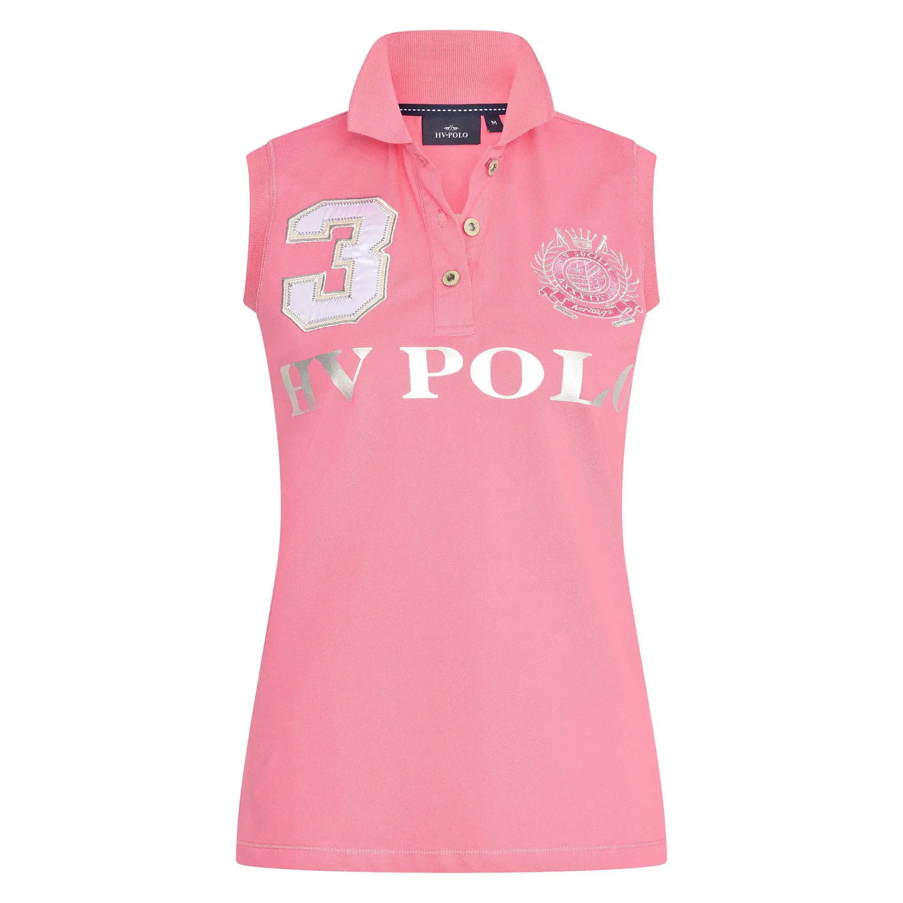 Hv Polo Women's Rose Sleeveless Riding Polo Favouritas