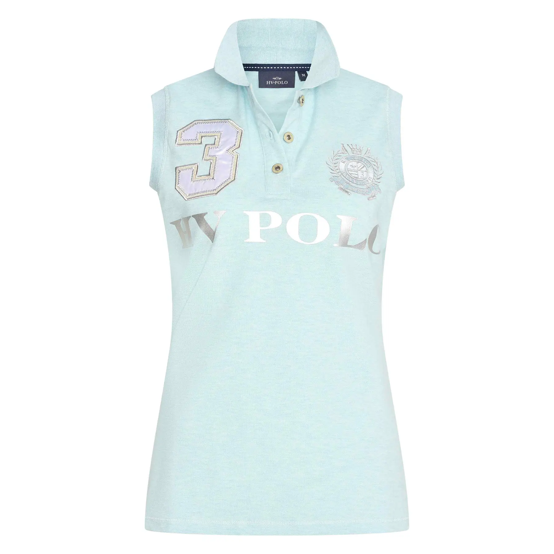 Hv Polo Women's Bleu Sleeveless Riding Polo Favouritas