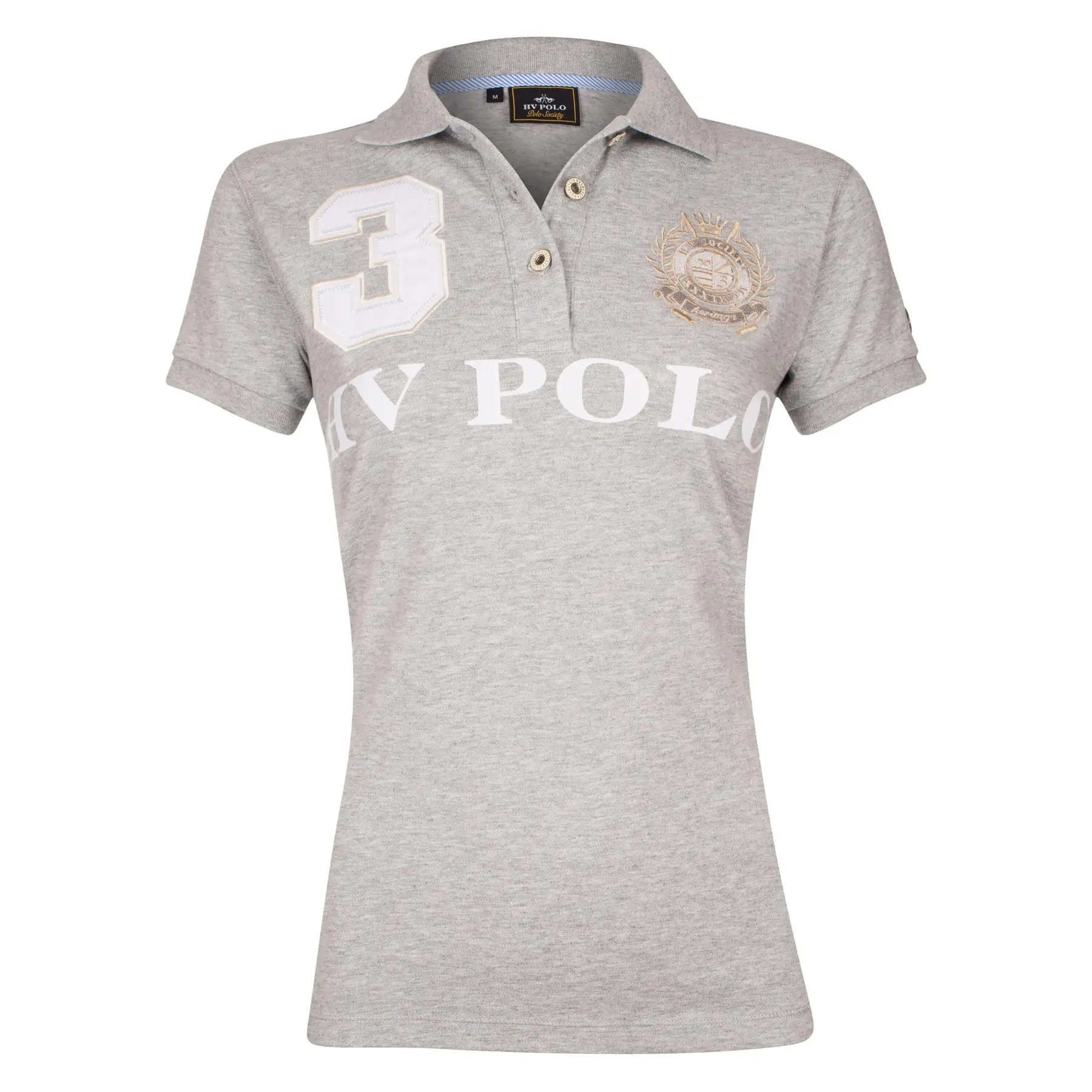 Hv Polo Women's Gris Riding Polo Shirt Favouritas