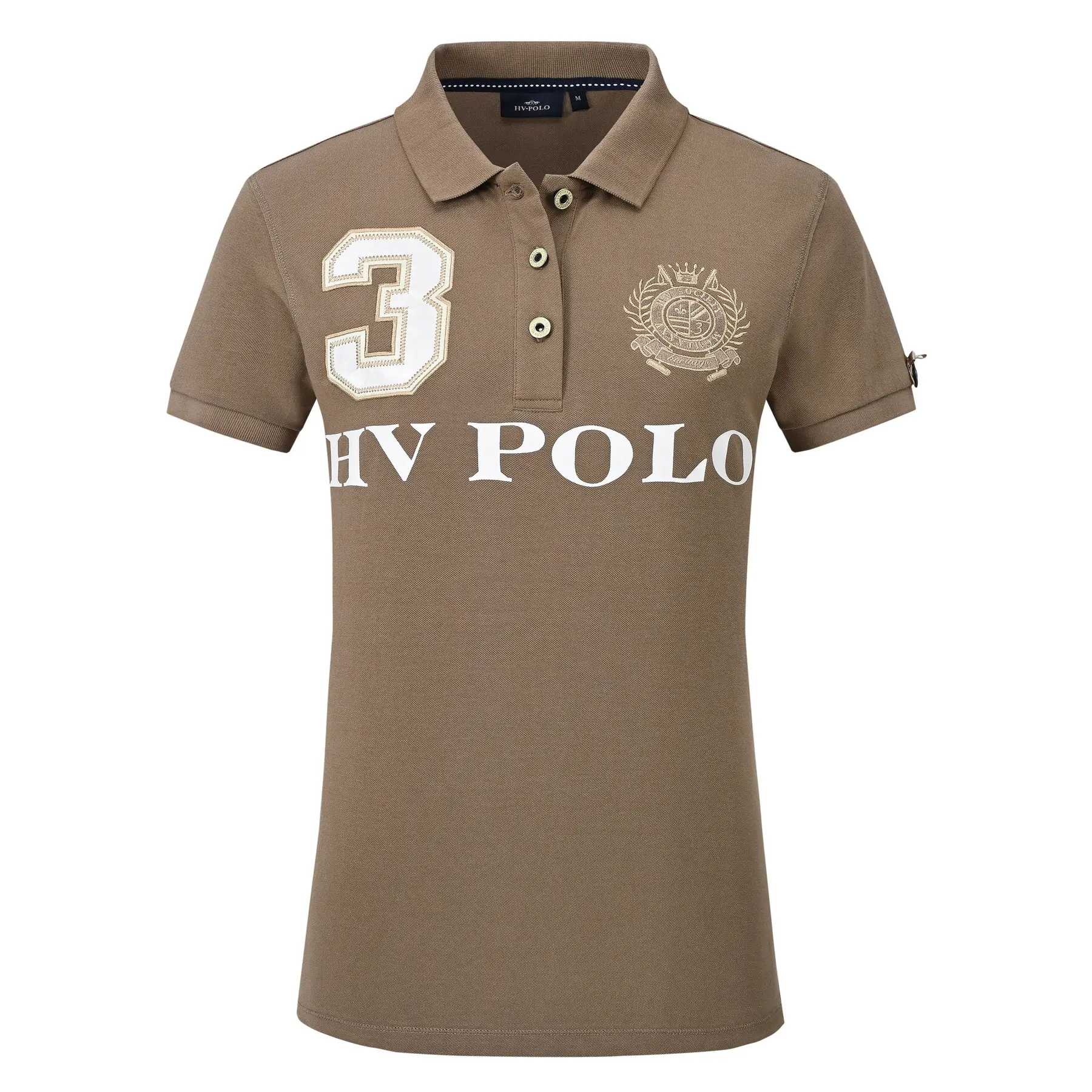 Hv Polo Women's Marron Riding Polo Shirt Favouritas