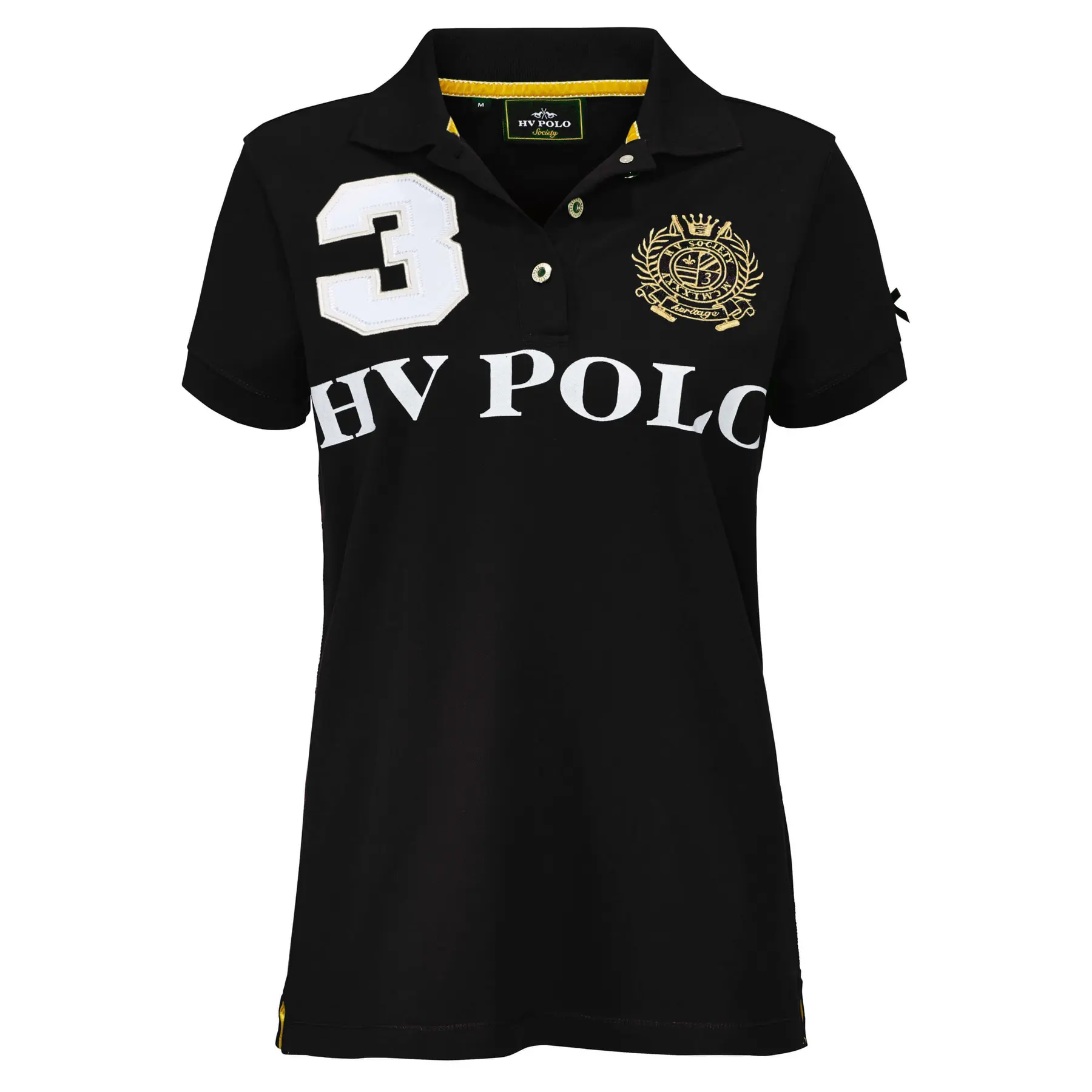 Hv Polo Women's Noir Riding Polo Shirt Favouritas
