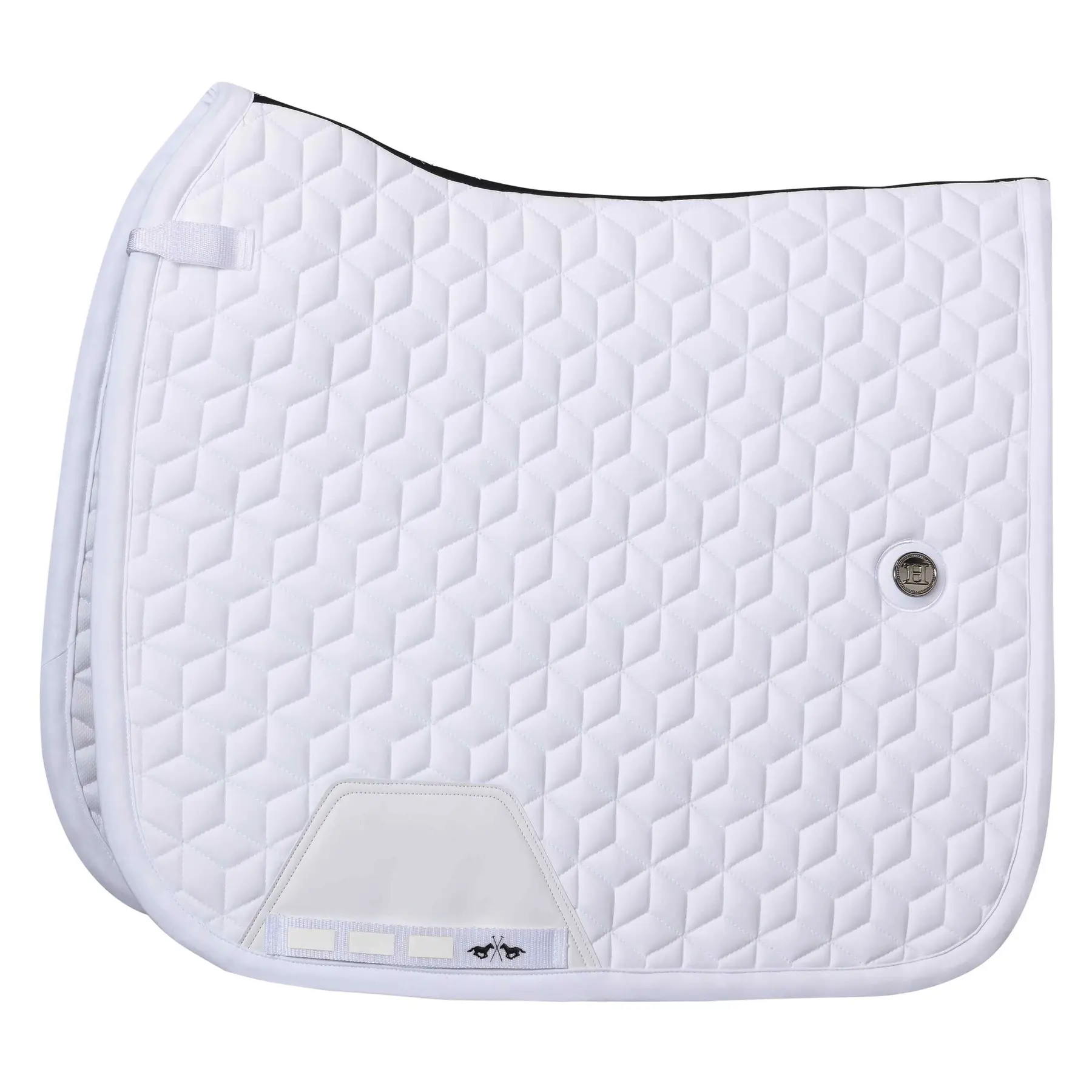 Hv Polo Blanc Dressage Saddle Pad For Horses Essential Dr