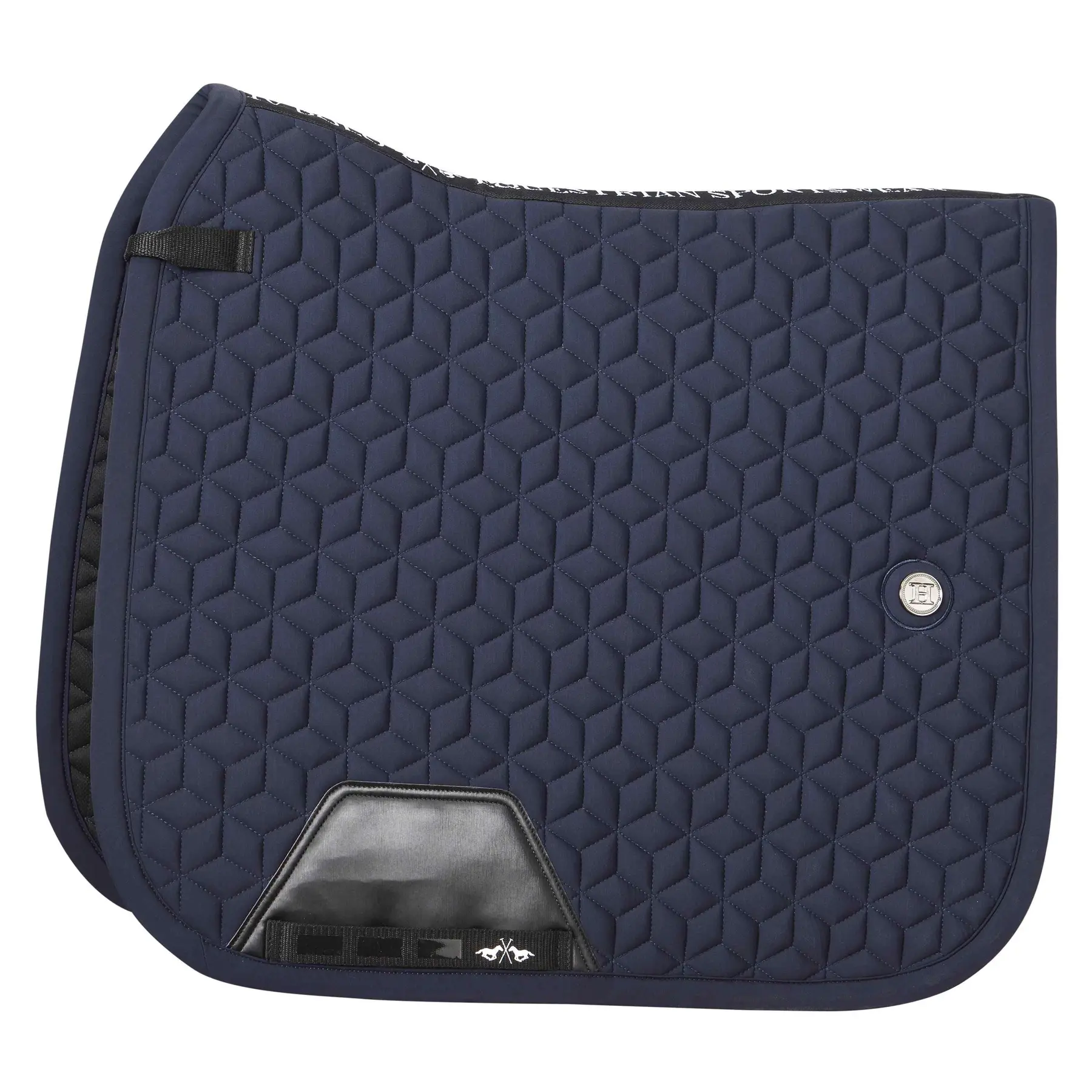Hv Polo Bleu Dressage Saddle Pad For Horses Essential Dr
