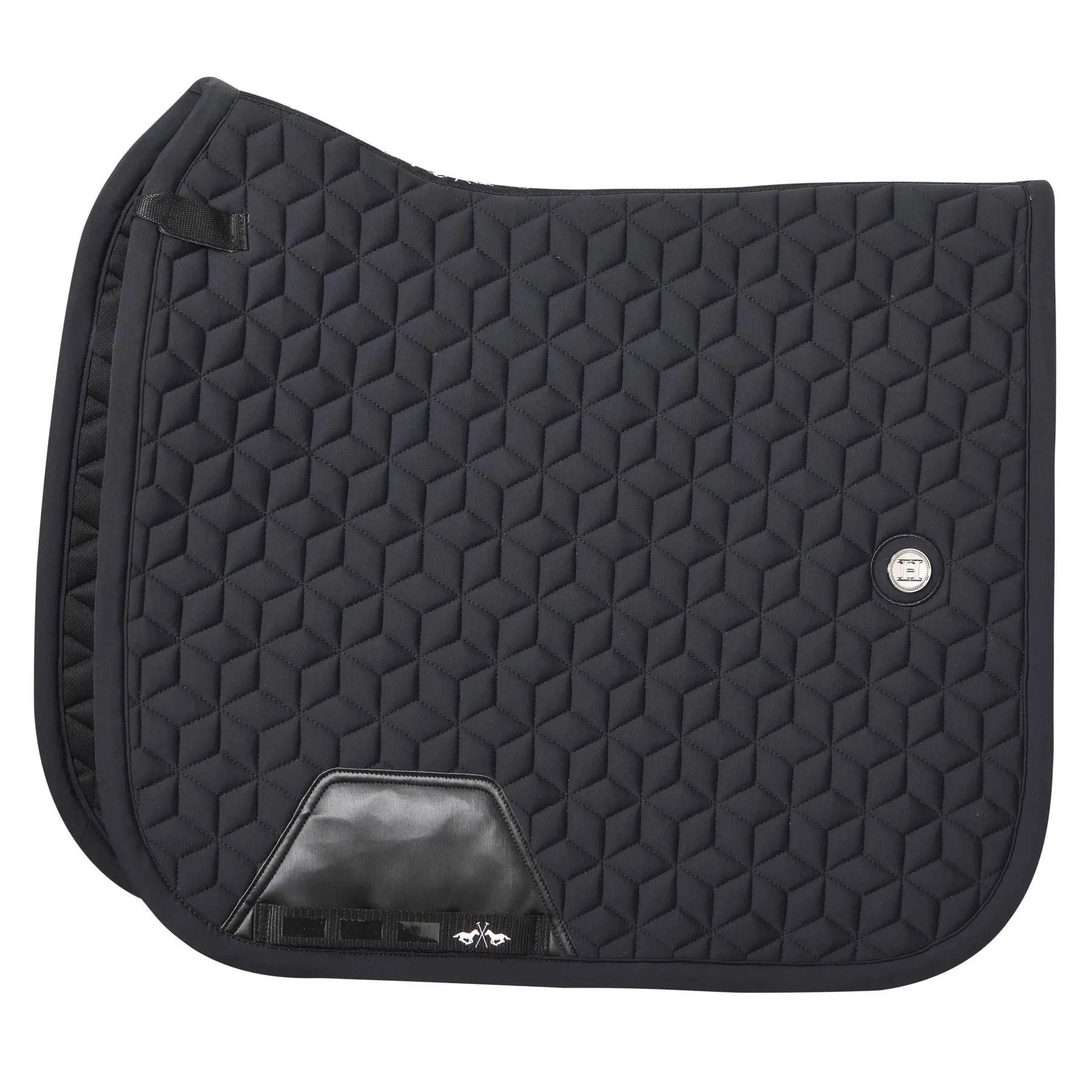 Hv Polo Noir Dressage Saddle Pad For Horses Essential Dr