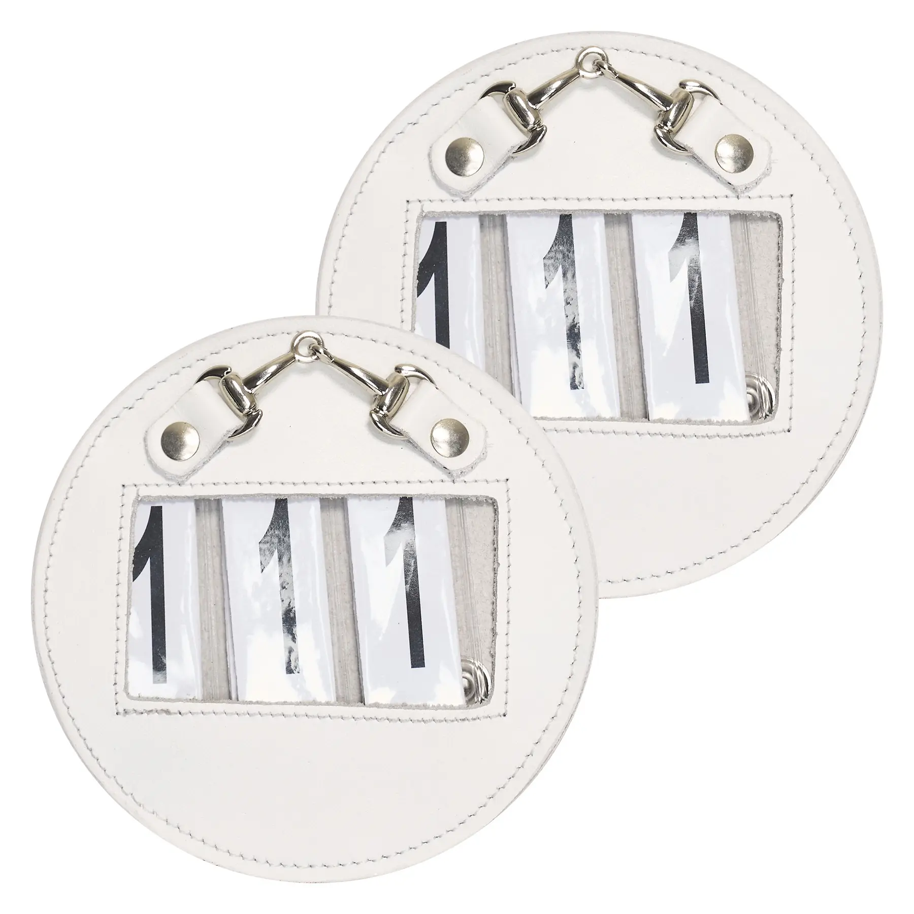 Porte-numéro équitation rond HV Polo Gloria (x2)