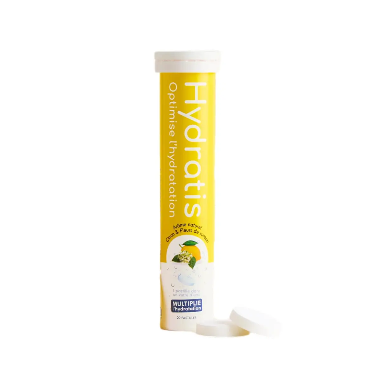 Zitronen-Holunderblüten-Hydratationstabletten Hydratis (x20)