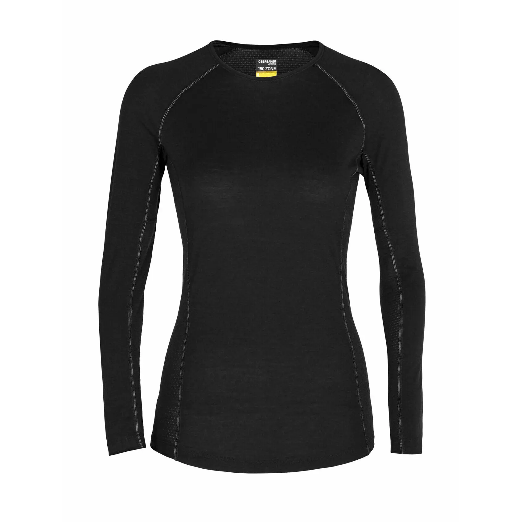 Haut+thermique+manches+longues+femme+Icebreaker+150+zone+crewe