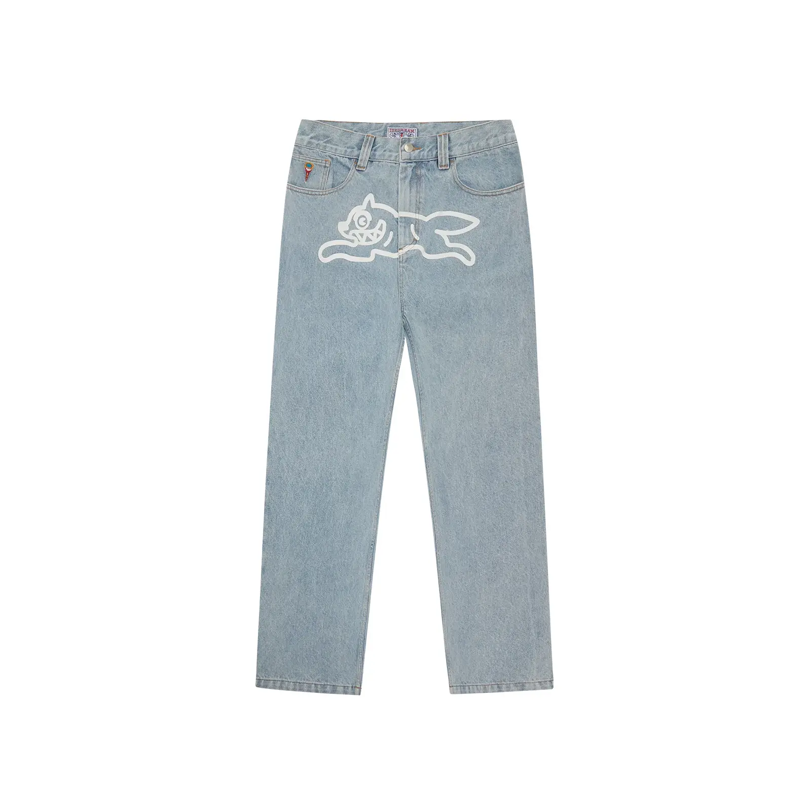 Jeans Icecream Running Dog Double Scoop