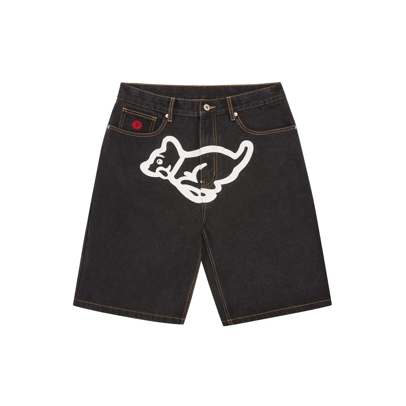 5054085964059 - Denim Shorts Running Puppy