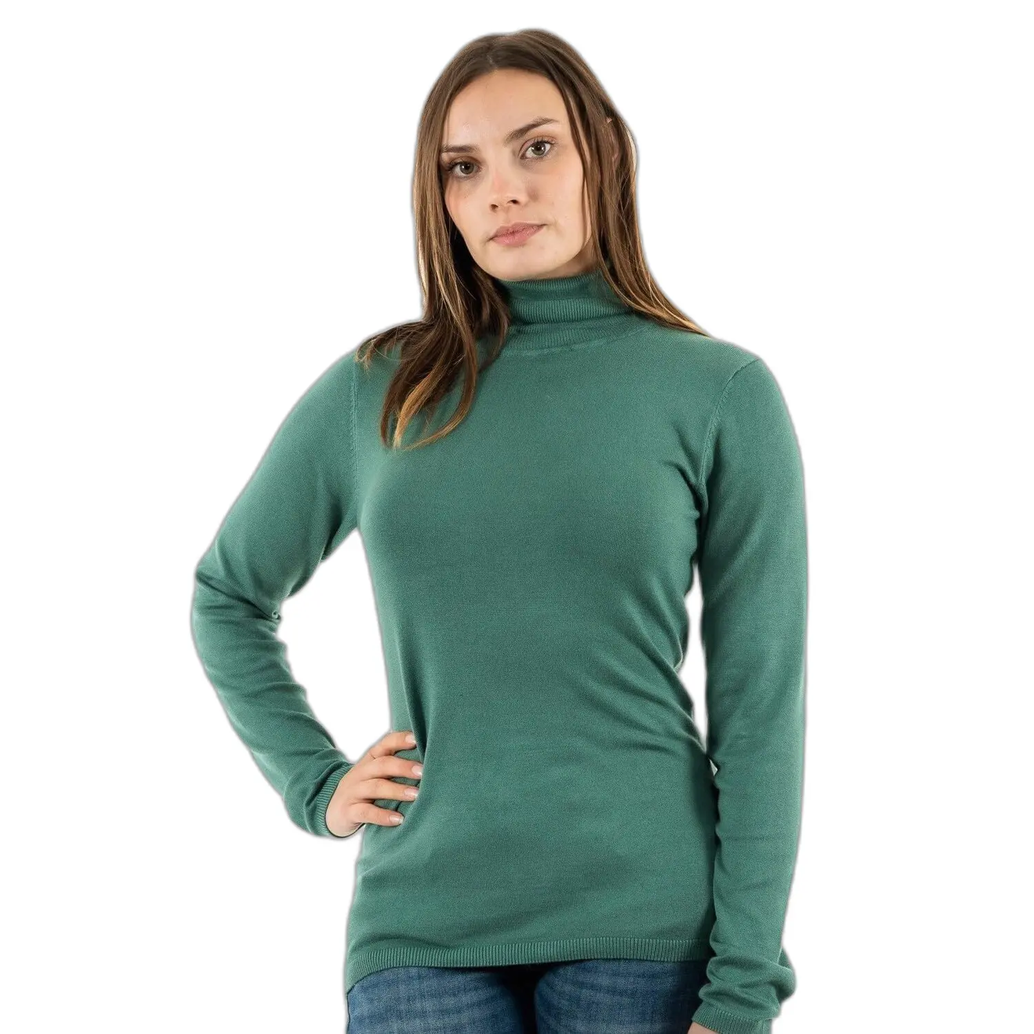 Rollkragenpullover Damen Ichi Mafa