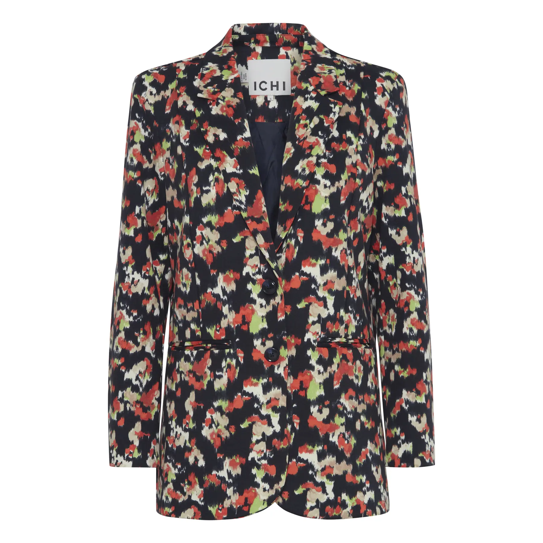 Women's oversized printed blazer Ichi Ihkate