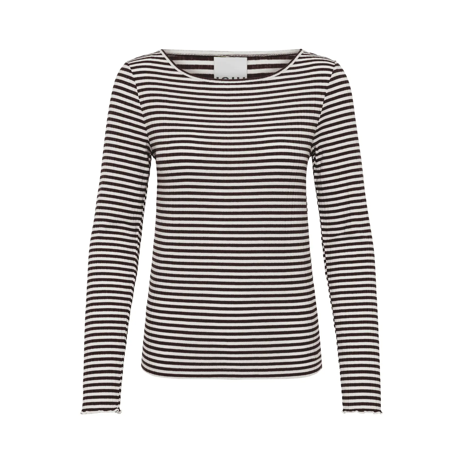 Ichi Women's Marron Long Sleeve T-Shirt Cella