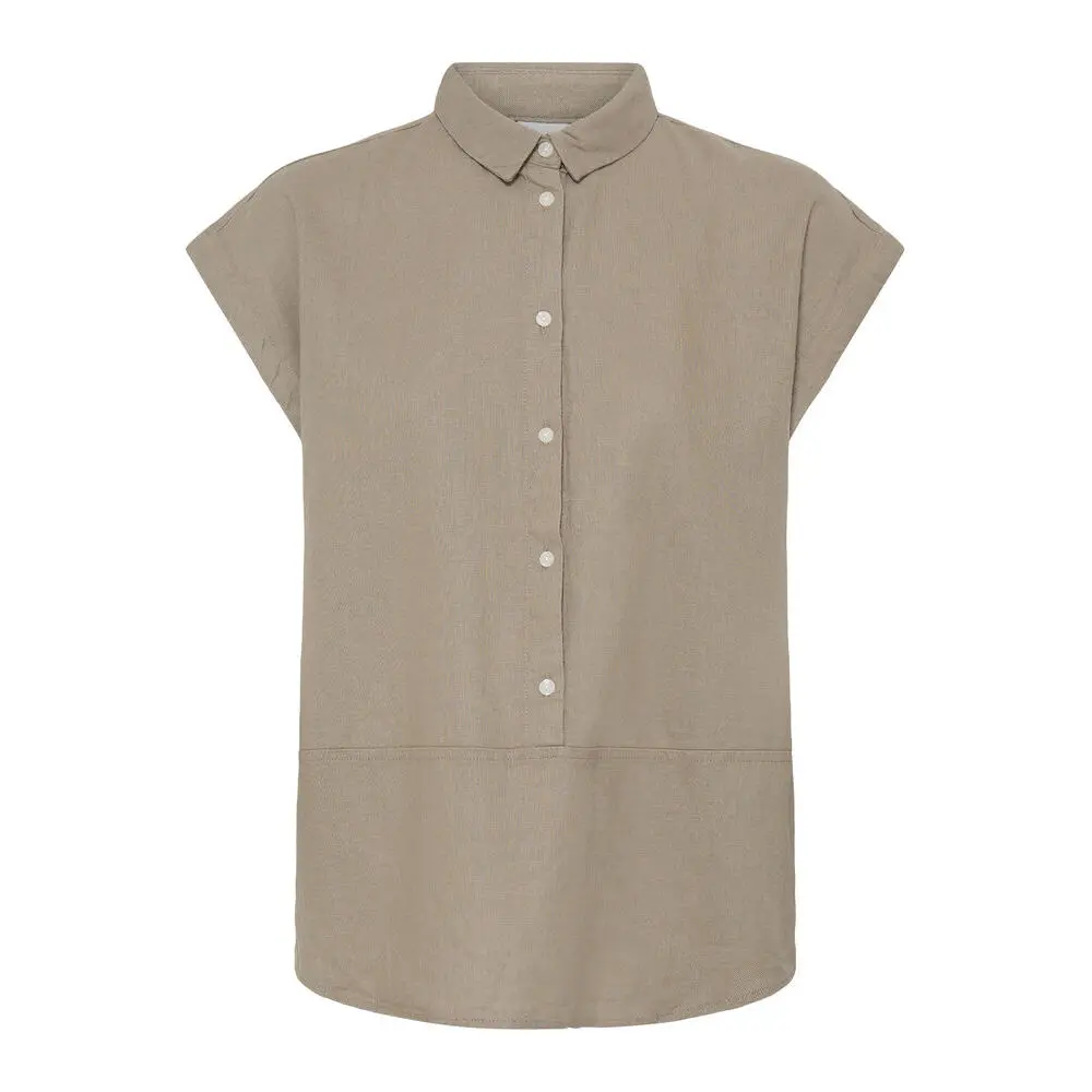 Ichi Women's Marron Blouse Ihlinno