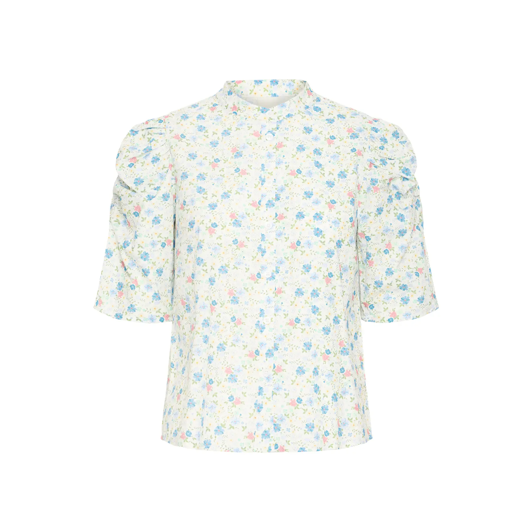 Ichi Women's Bleu T-Shirt Ihxasdis