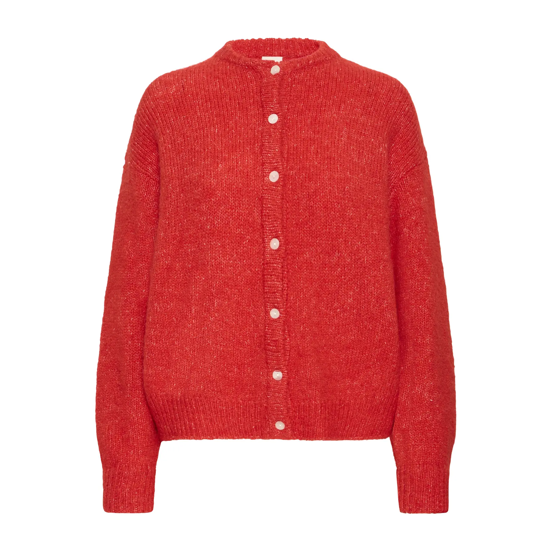 relaxed fit gebreid jack met wol model 'Belablue'