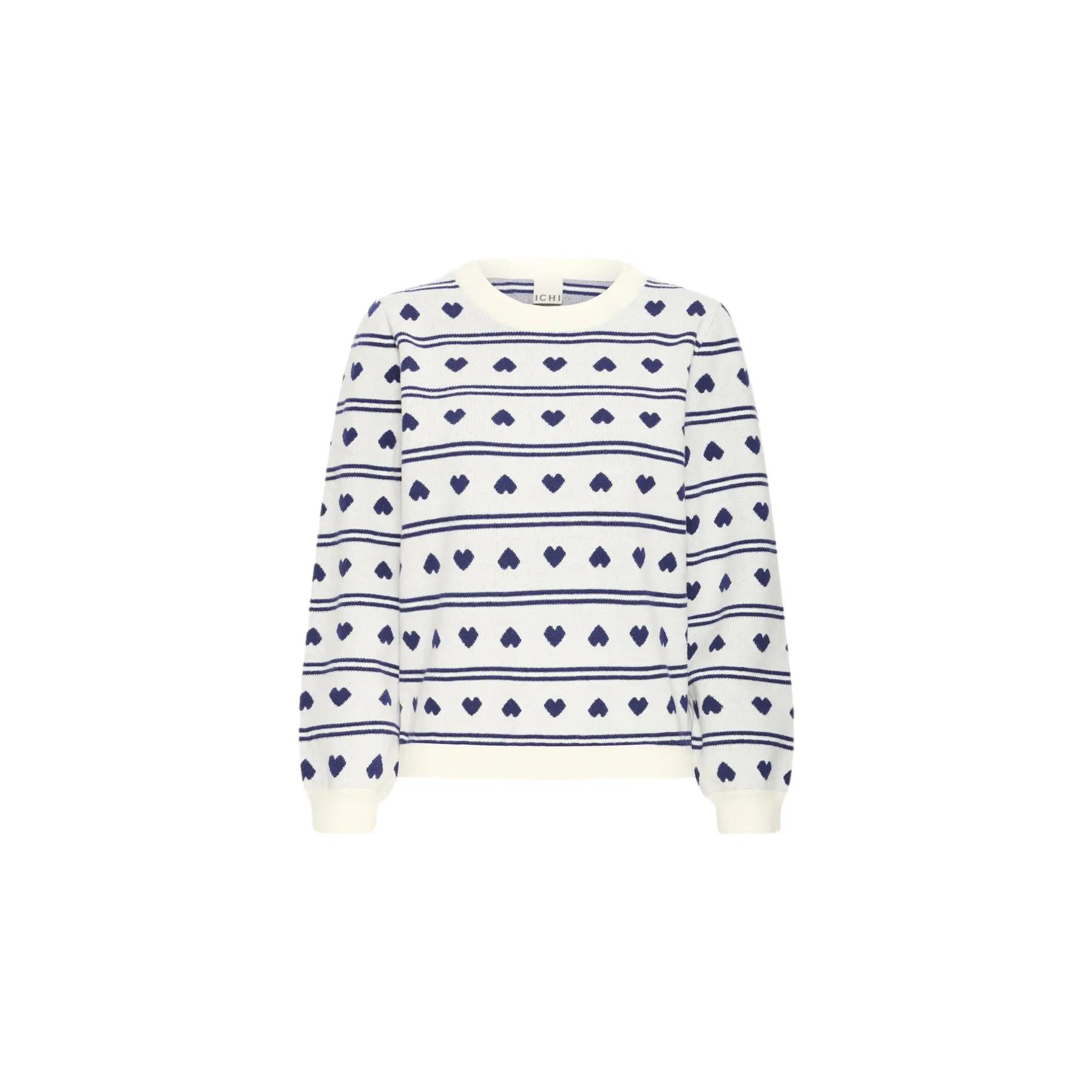 Damen V-Ausschnitt Pulli Ichi Belablue