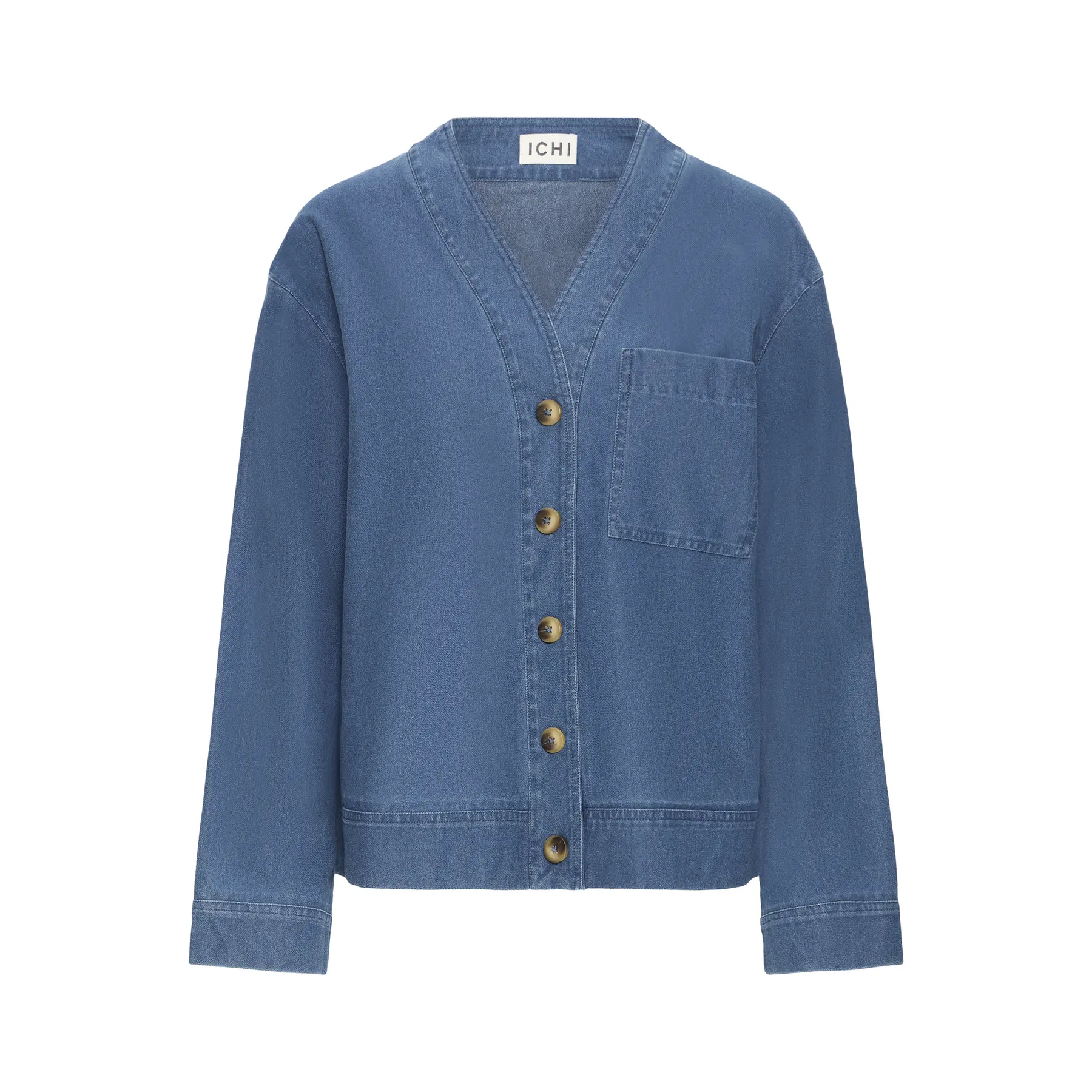Image of Damenbluse Ichi IHKate Denim