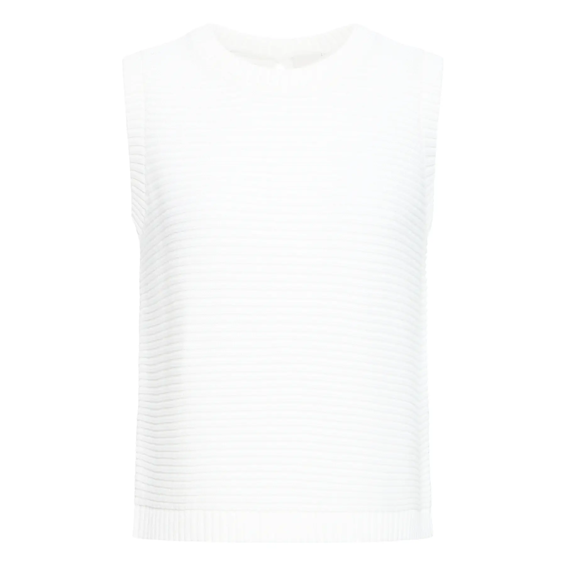 Image of Ärmelloser Pullover Damen Ichi Dotties