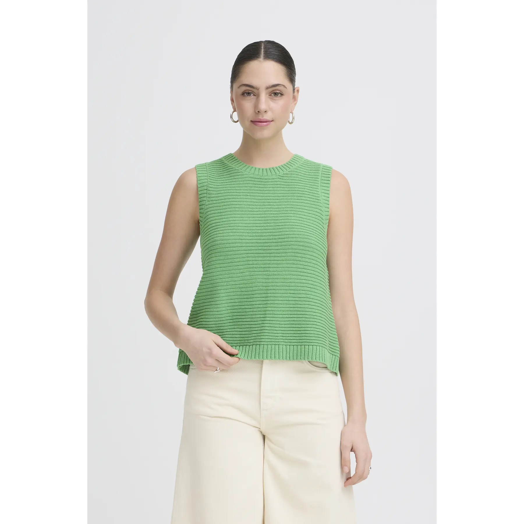 Women's Sleeveless Sweater Ichi Dotties