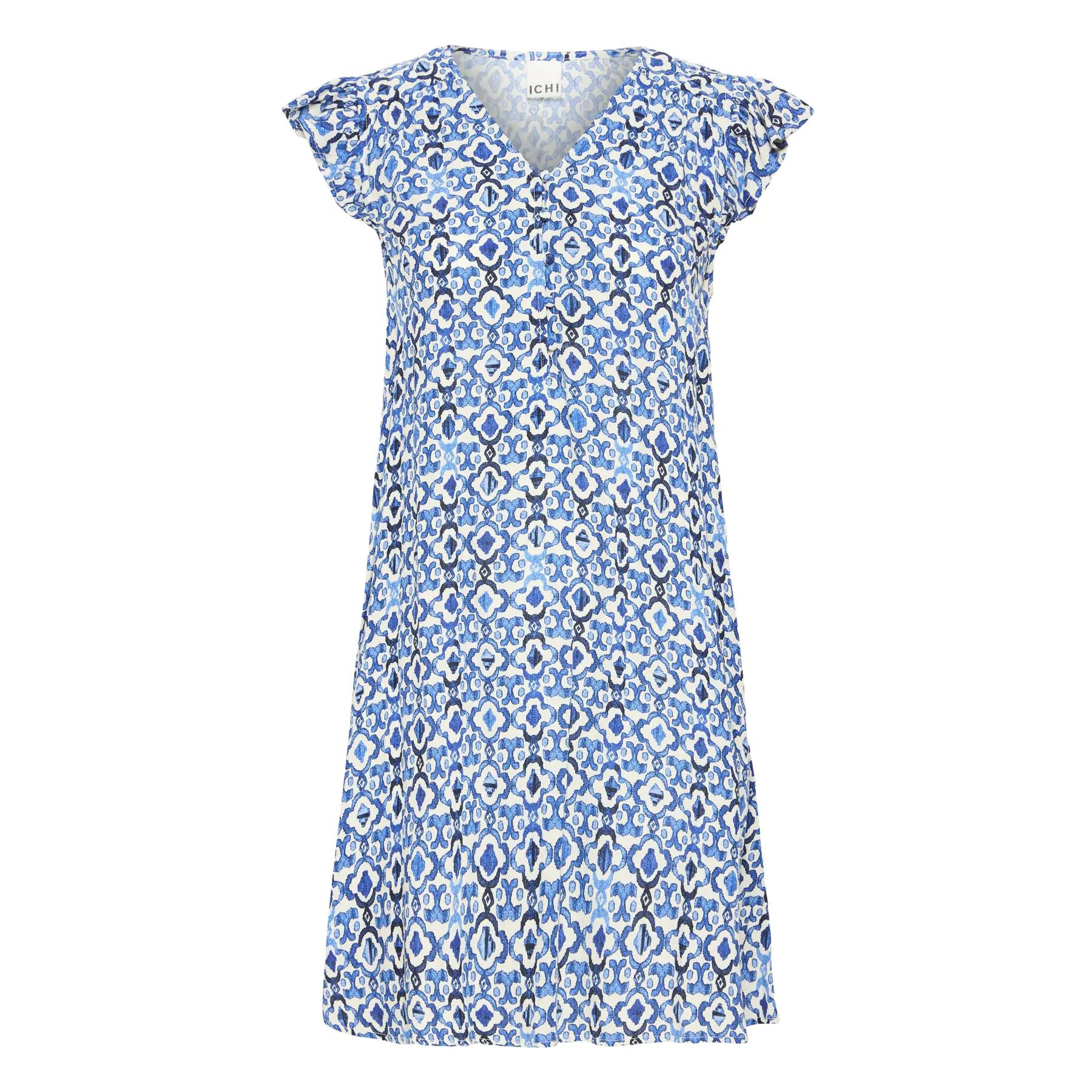 Image of Bedrucktes Kleid, Damen Ichi Marrakech 24