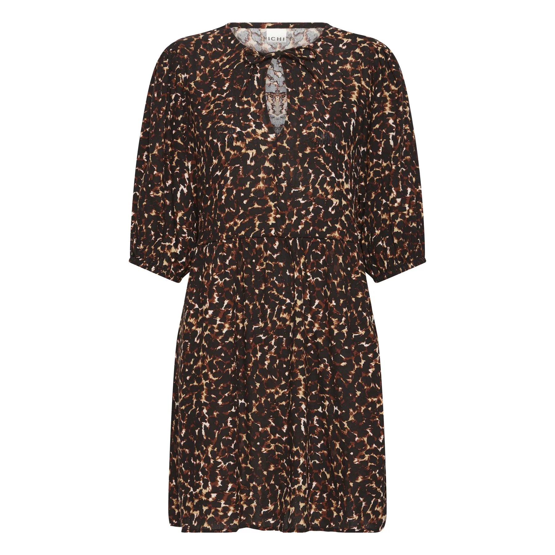 Image of Bedrucktes Kleid, Damen Ichi Marrakech 23