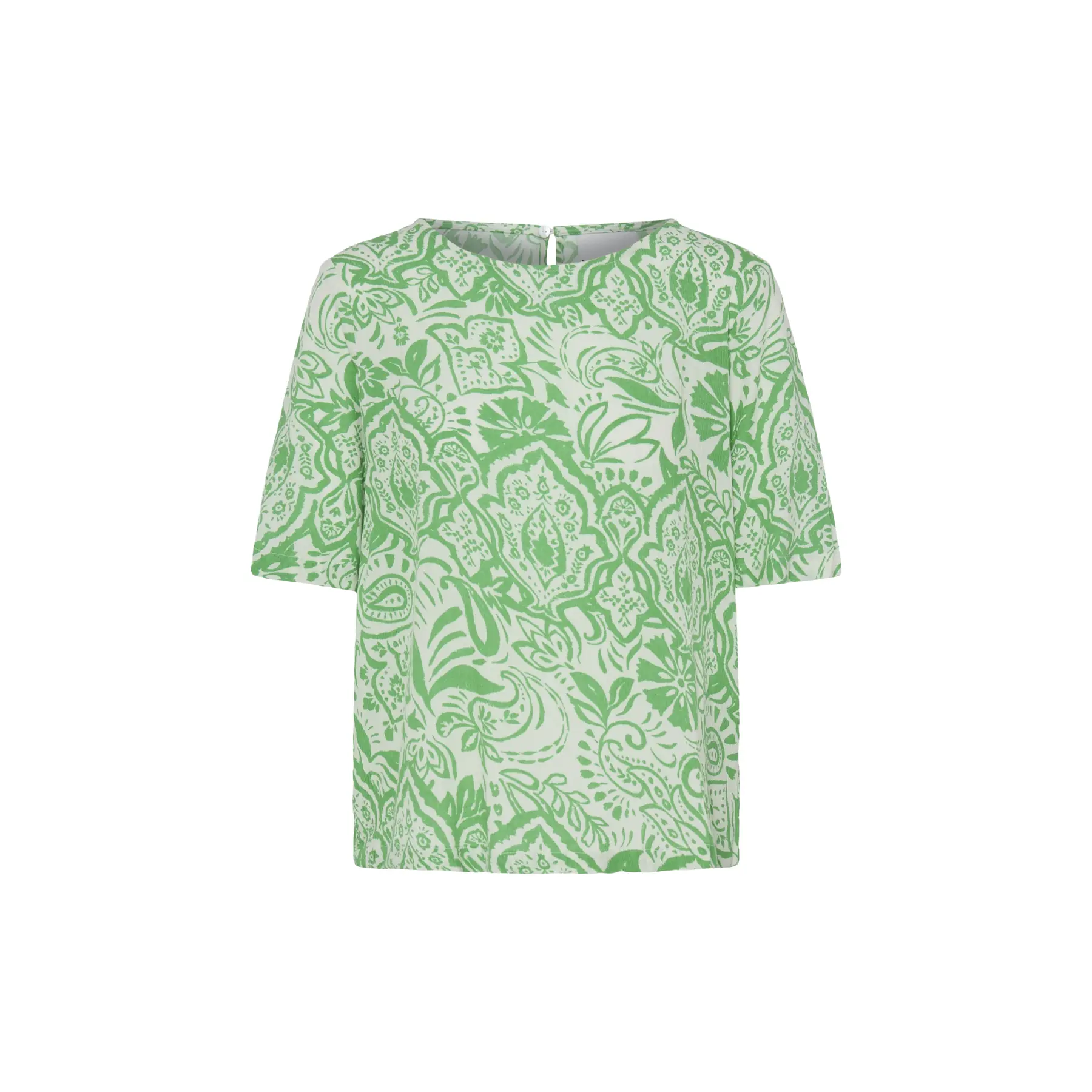 Image of Bluse, kurzärmelig, Damen Ichi Ihmarrakech Aop Ss17