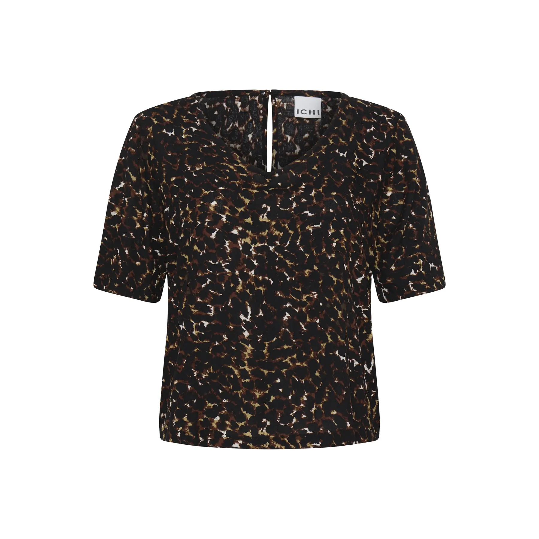 Image of Bluse, kurzärmelig, Damen Ichi Ihmarrakech Aop Ss16