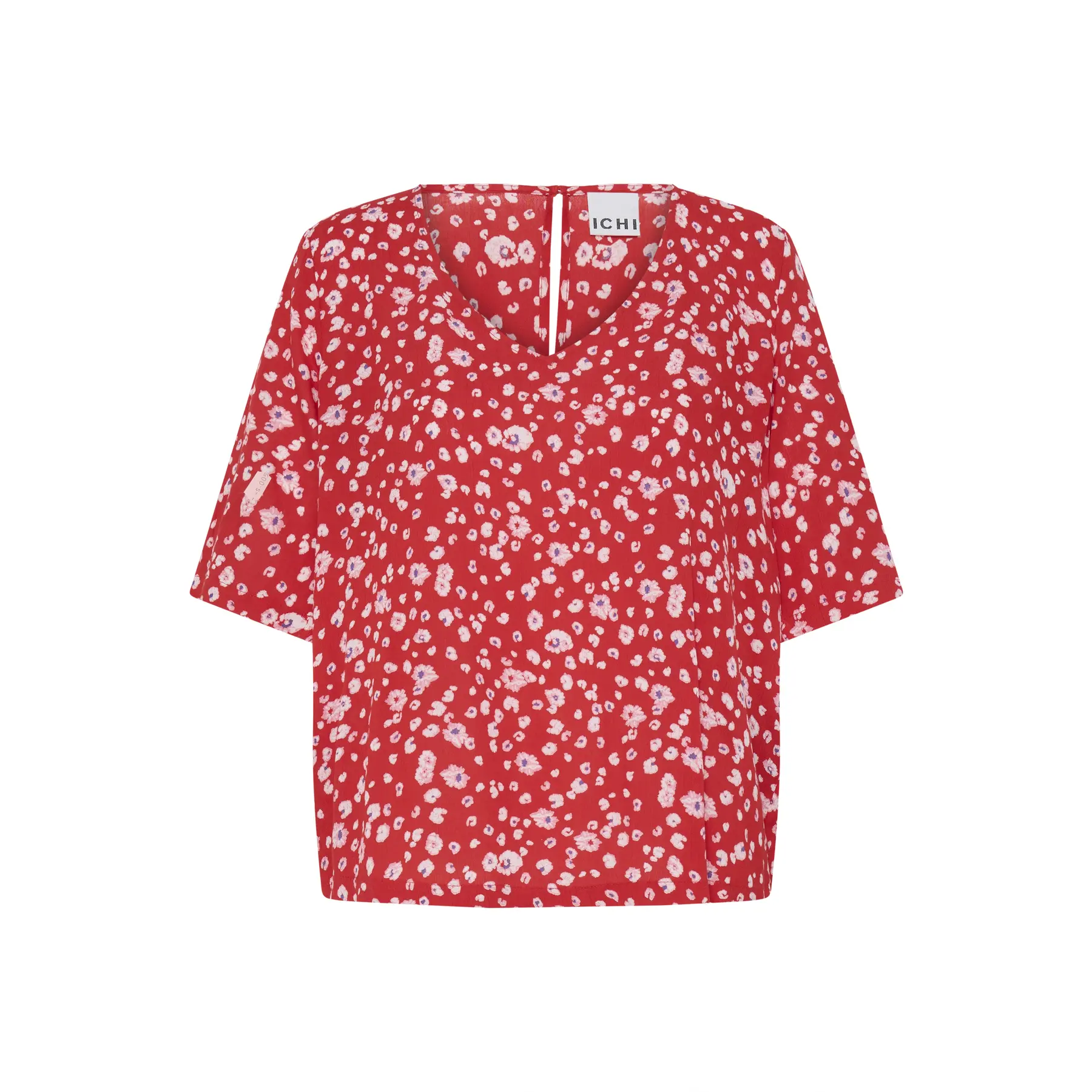 Bluse, kurzärmelig, Damen Ichi Ihmarrakech Aop Ss16