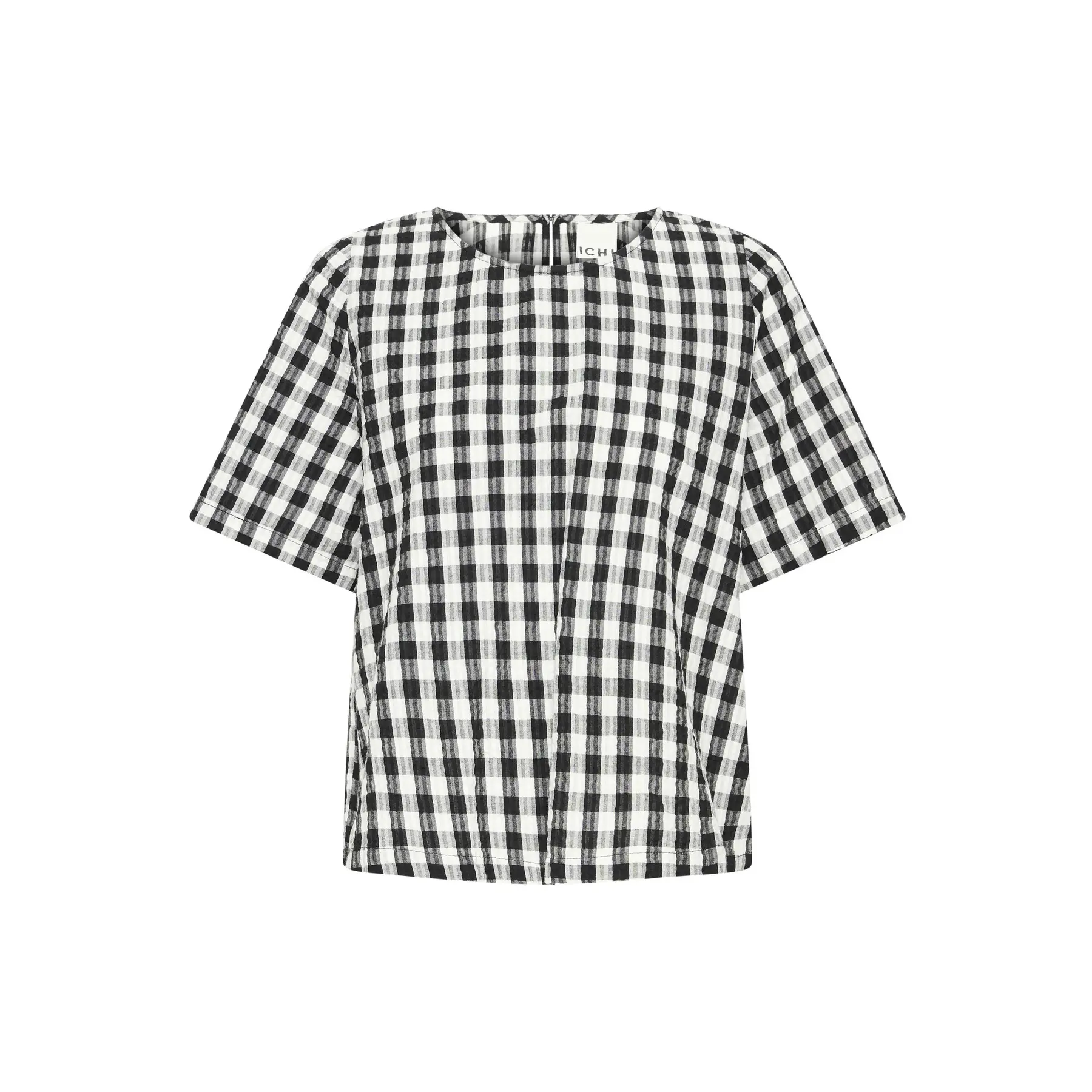 Bluse, kurzärmelig, Damen Ichi Ihkarra Ss