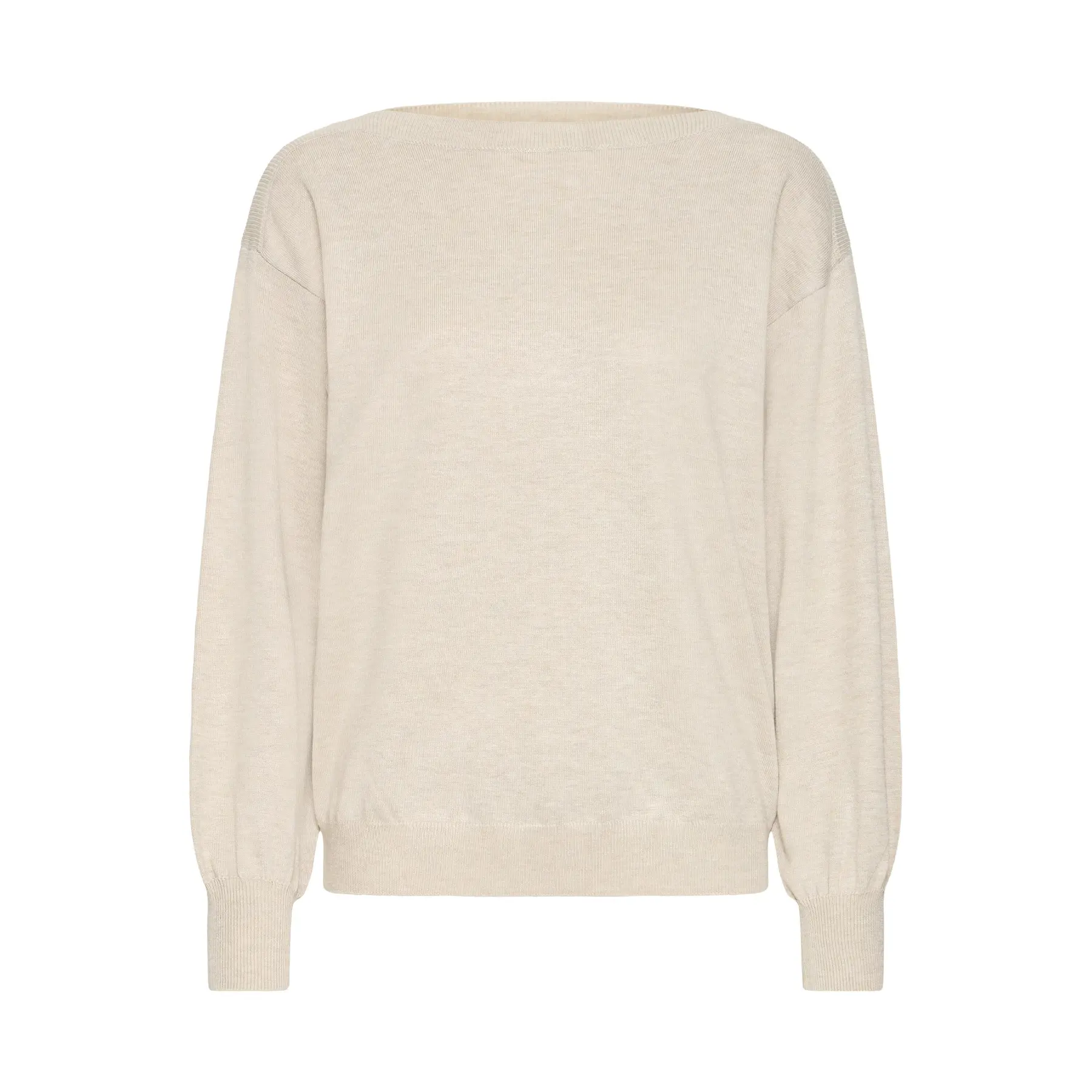 Pullover mit U-Boot-Kragen Damen Ichi Luls