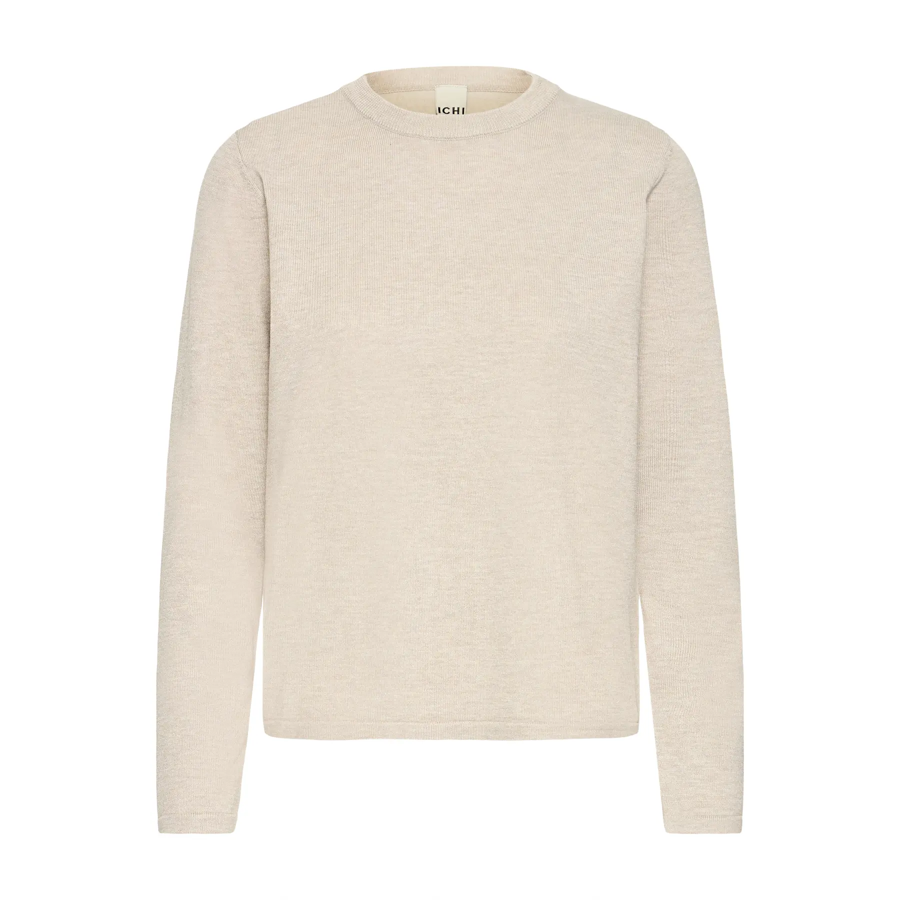 Rundhals-Pullover mit langen Ärmeln für Damen Ichi Luls