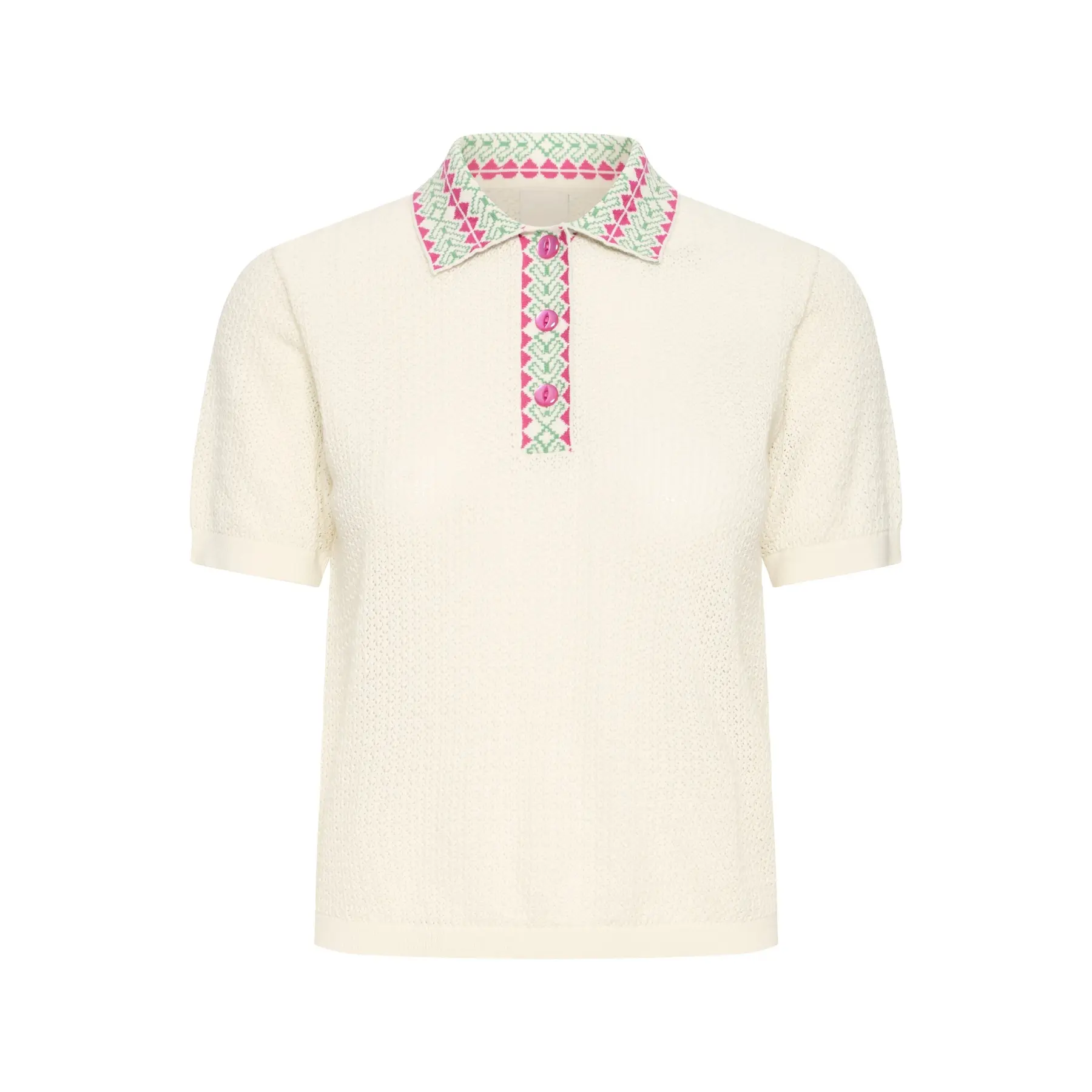 Women's short sleeve sweater Ichi IHDotia Ss
