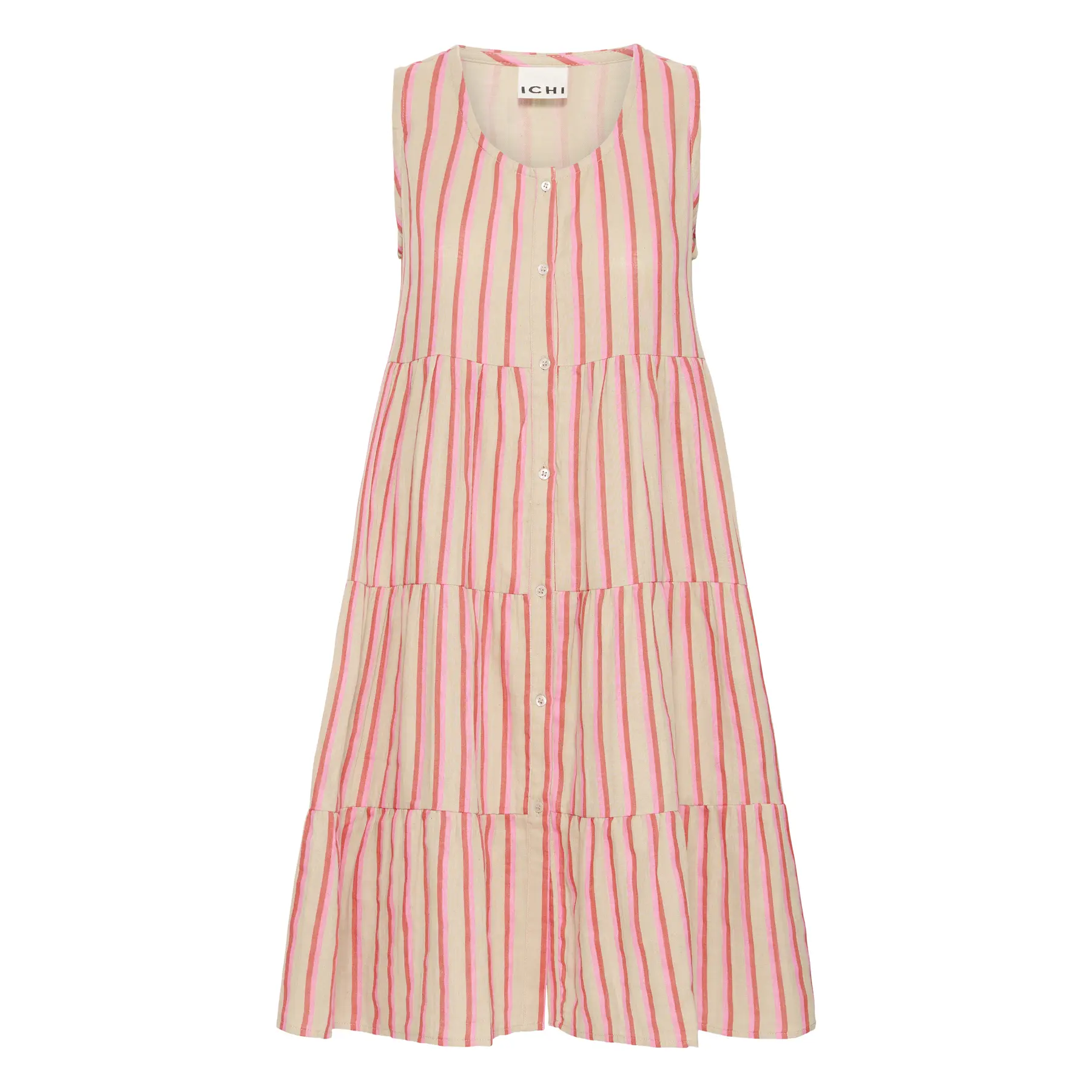 Image of Kleid Damen Ichi Foxa Striped
