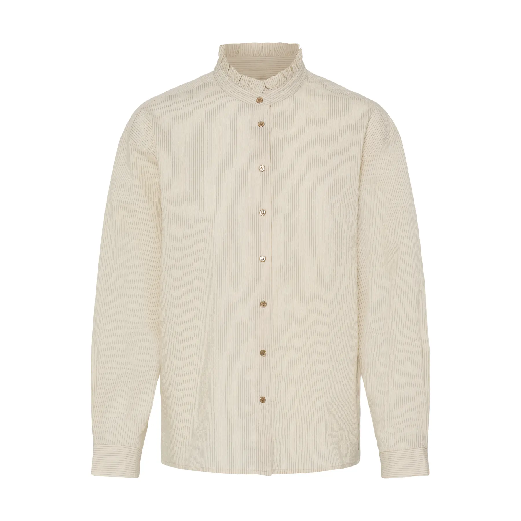 Ichi Women's Blanc Blouse Ihluanna