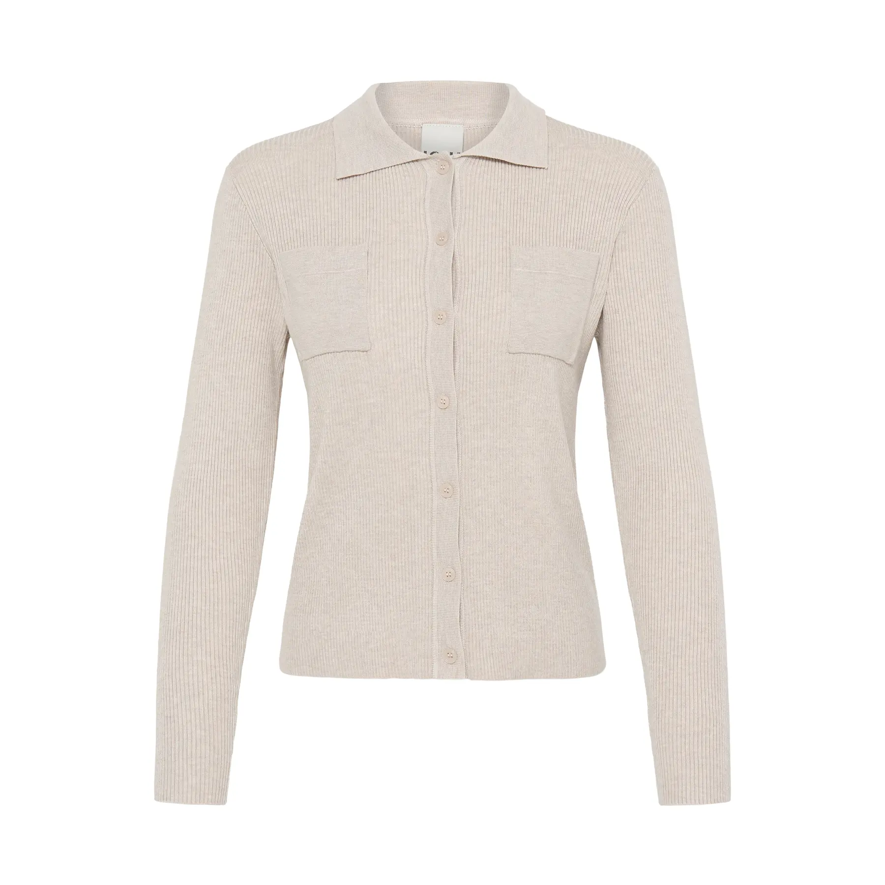 Polo a coste maniche lunghe donna  IHLuls