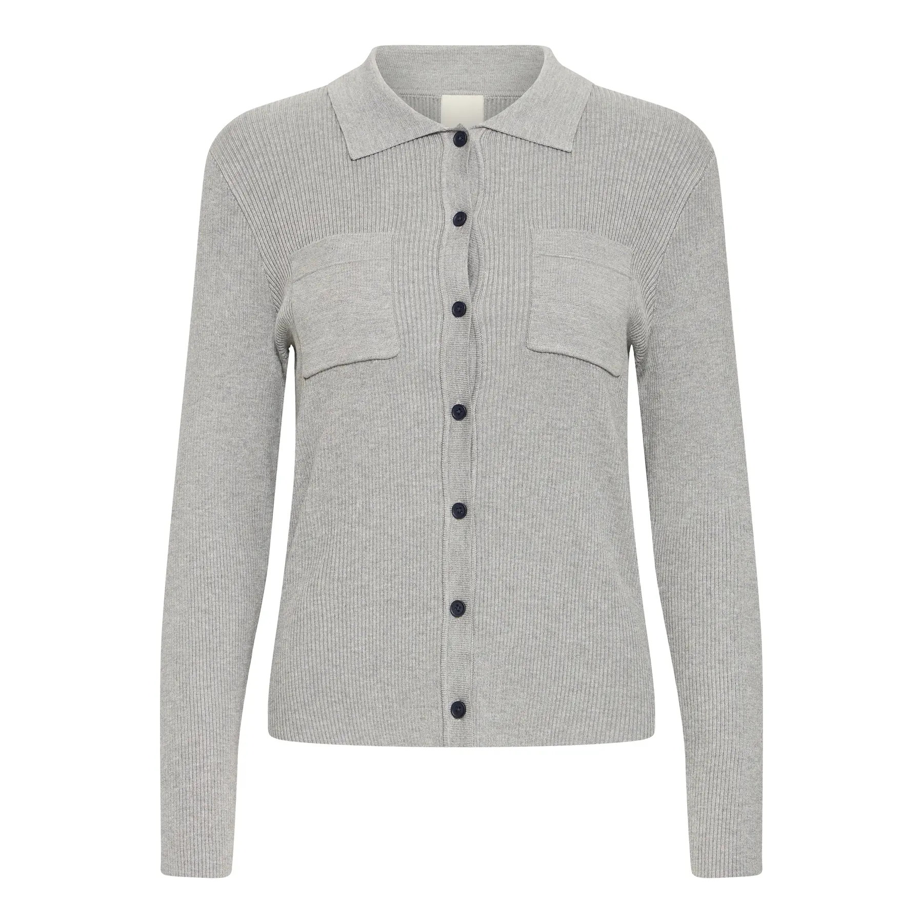 Polo a coste maniche lunghe donna  IHLuls