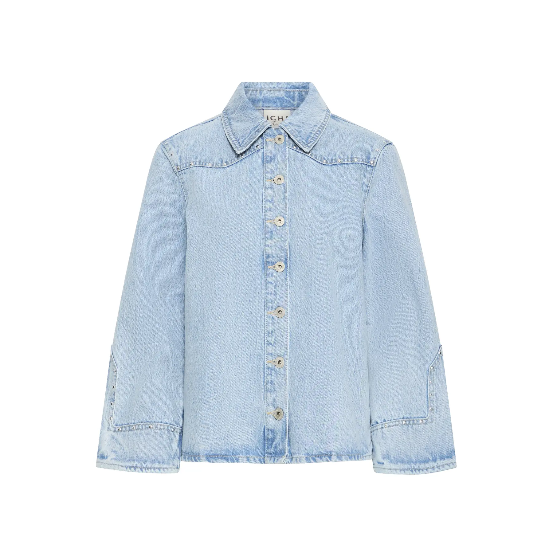 Langarmjeanshemd für Damen Ichi Ihnaoba