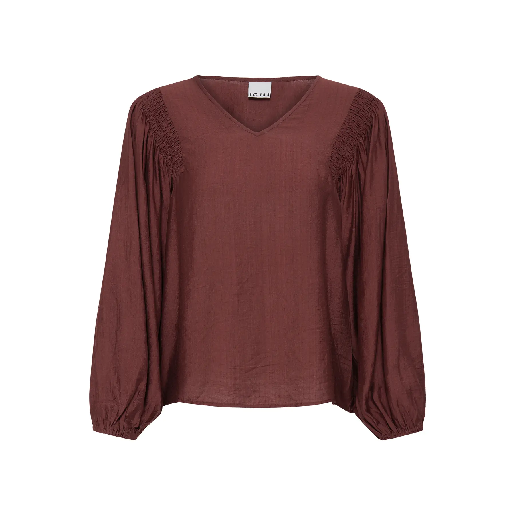 Langärmelige Bluse, Damen Ichi Imelda