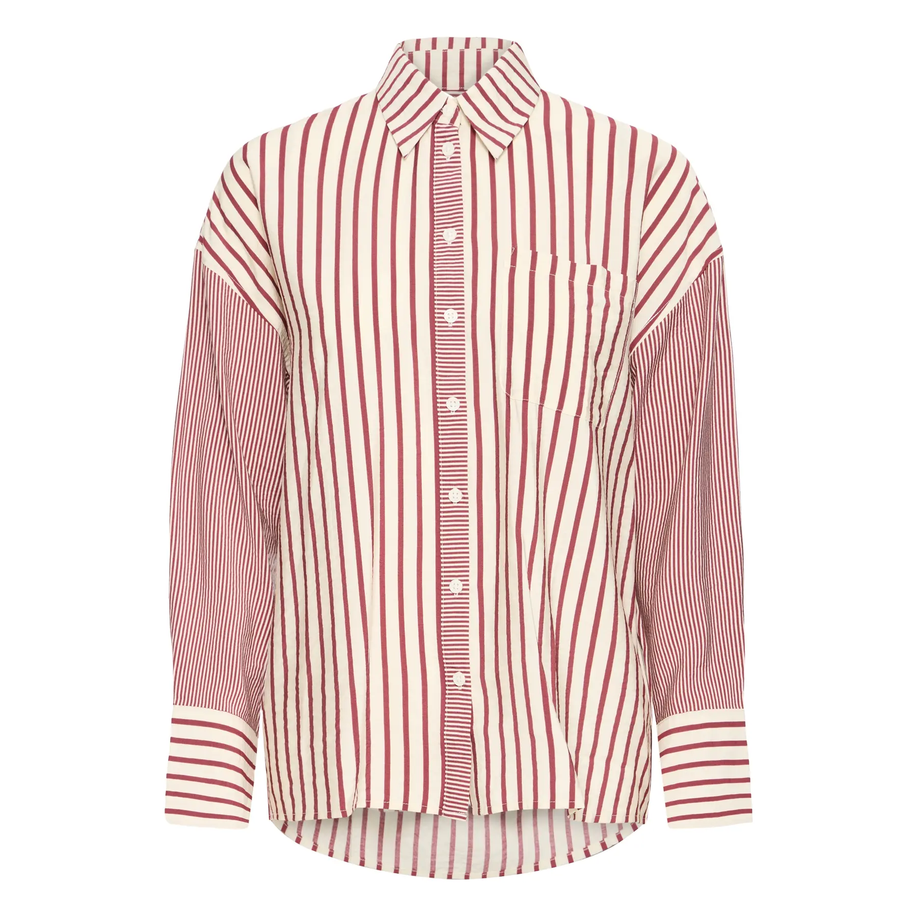 Ichi Women's Blanc Woman's Shirt Louri