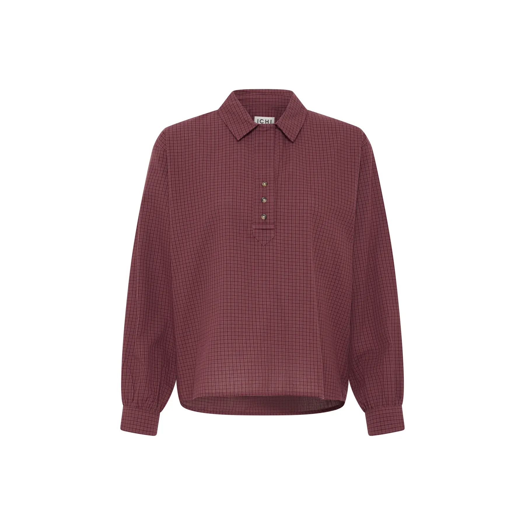 Langärmelige Bluse, Damen Ichi Jonelle