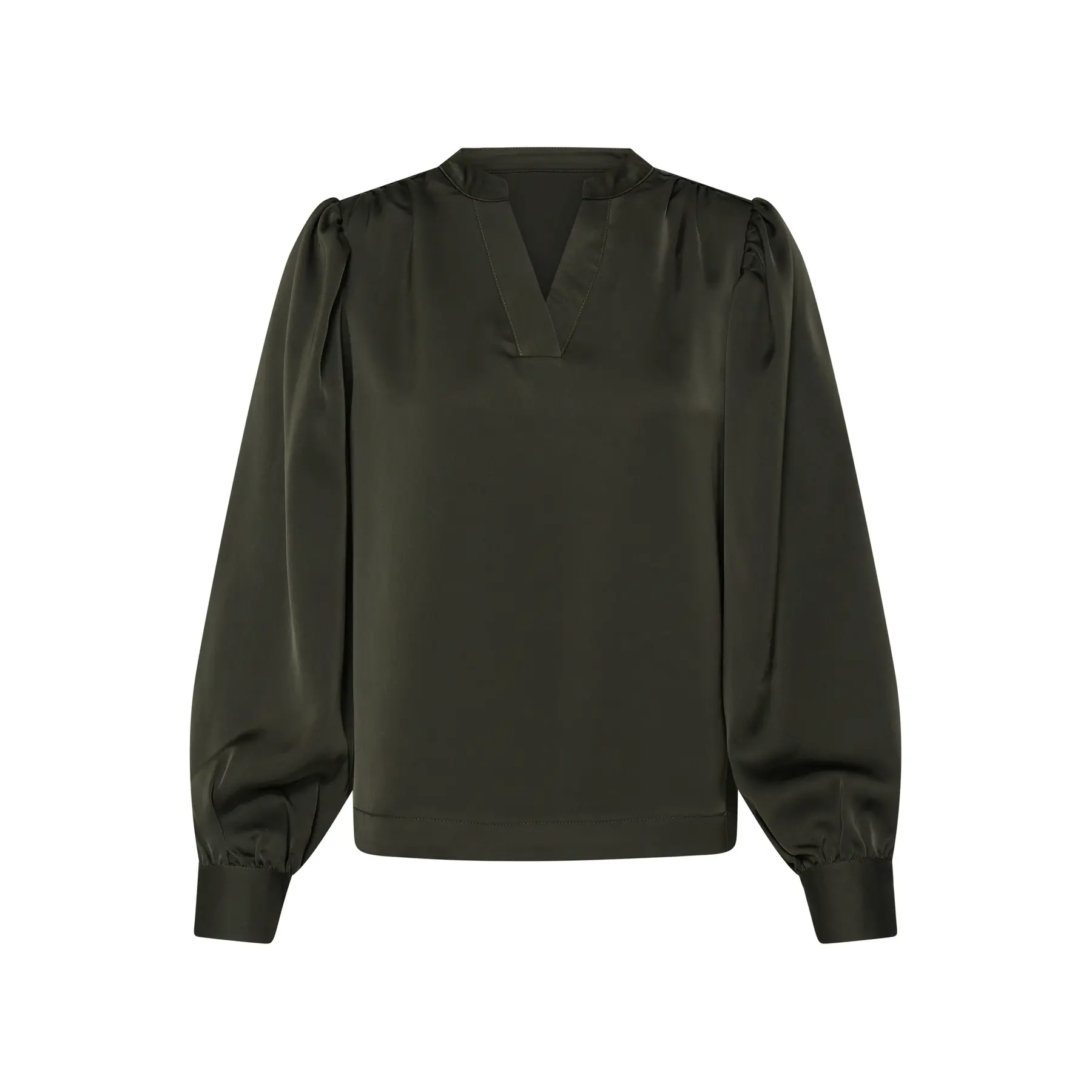 Langärmelige Bluse, Damen Ichi Letta