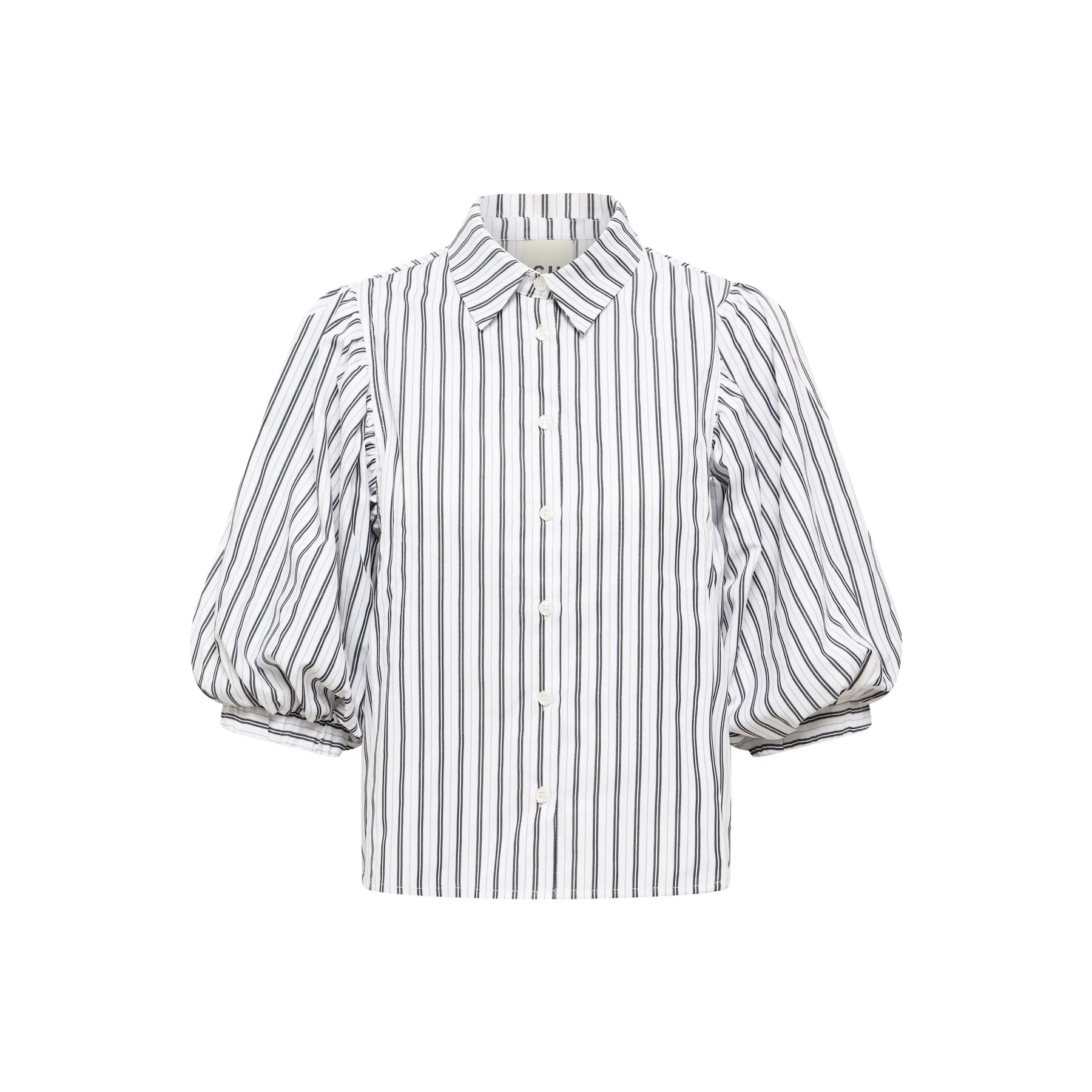 Bluse mit puffigen Ärmeln Damen Ichi Ihxgavia
